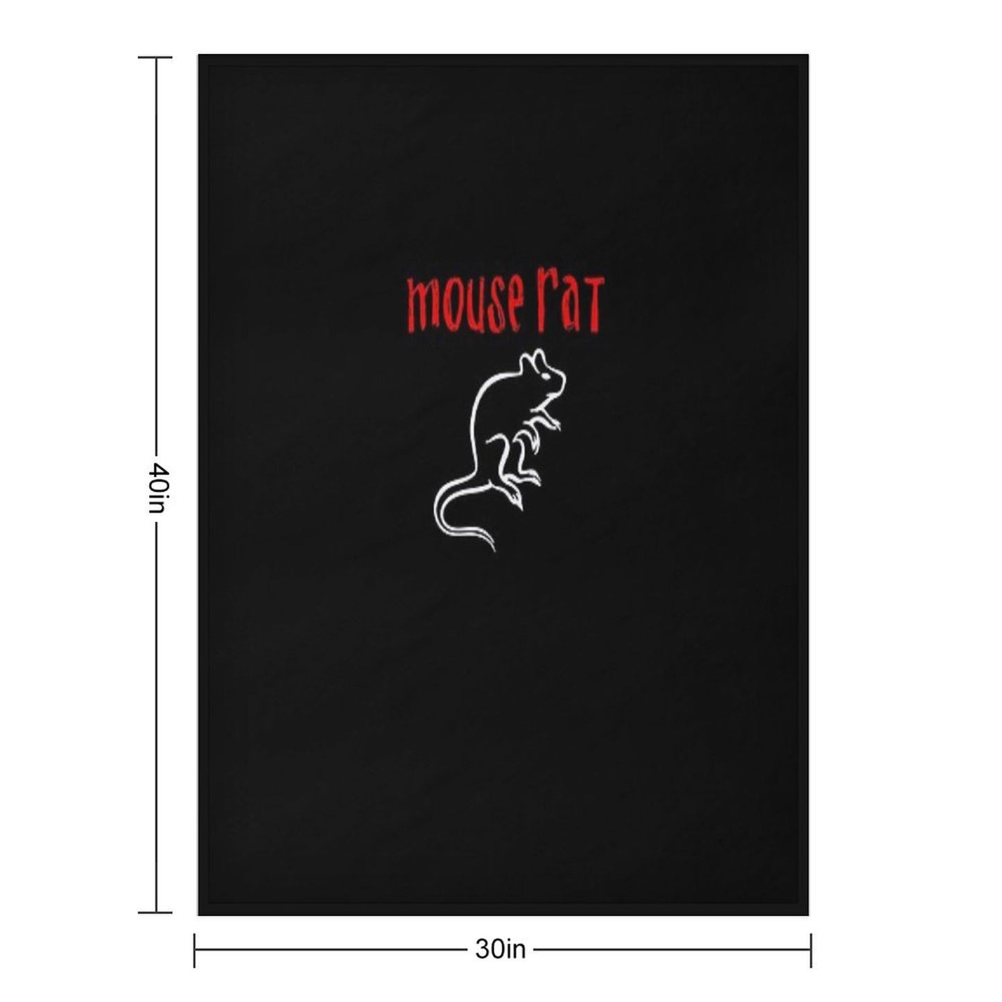Mouse Rat Lightweight Throw Blanket