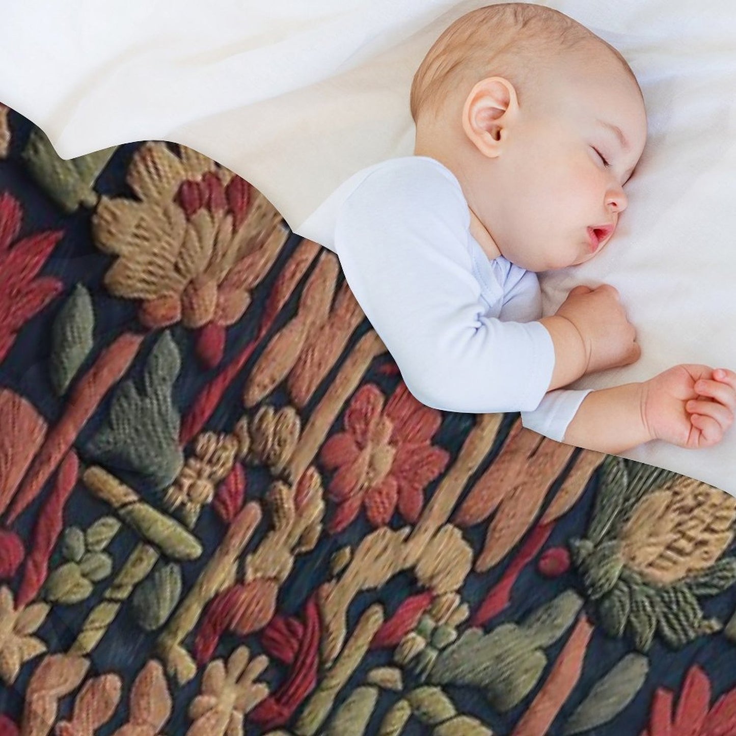 Weird Pattern Travel-friendly Throw Blanket