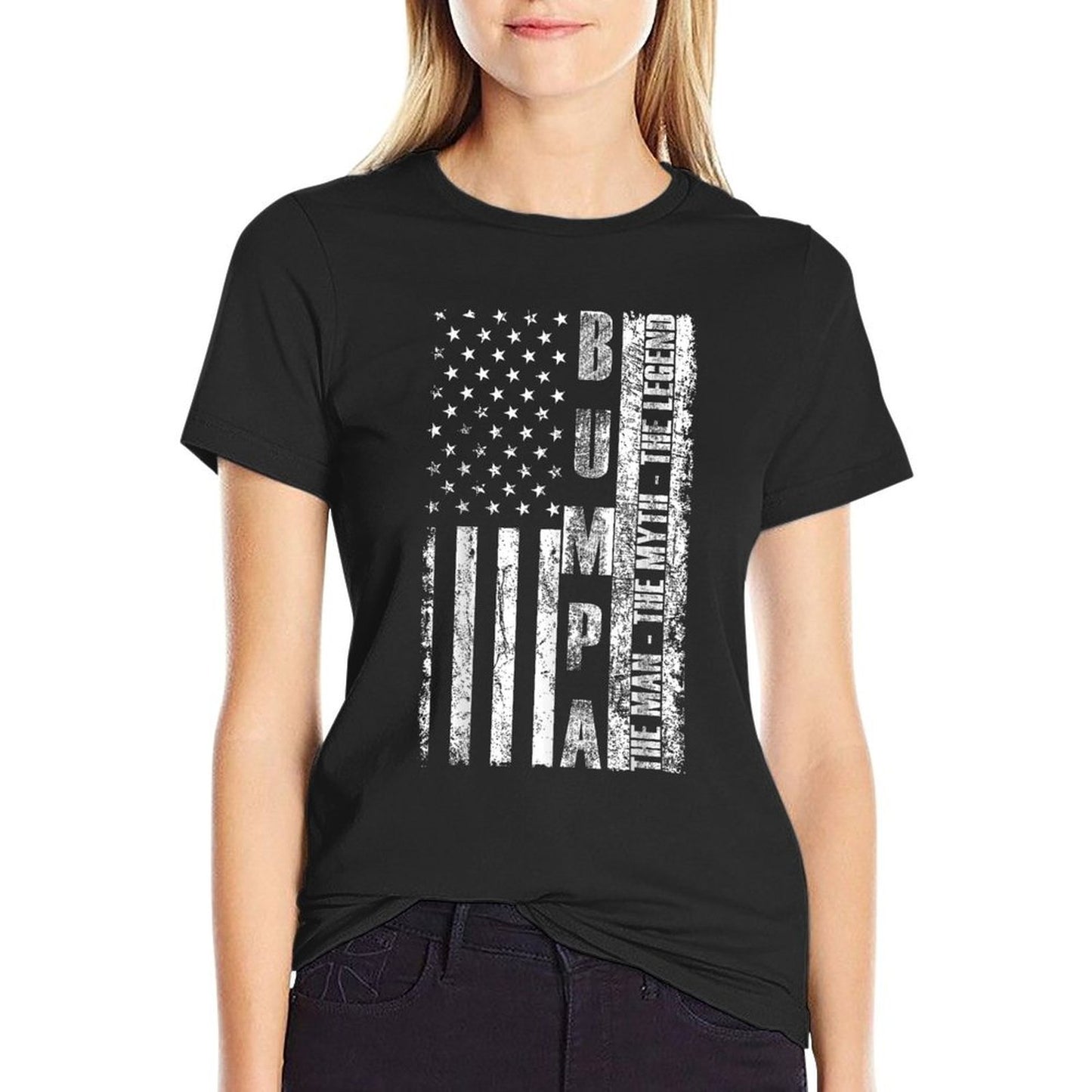 Bumpa The Man The Myth The Legend US Tshirt Trendy Pattern T-Shirt