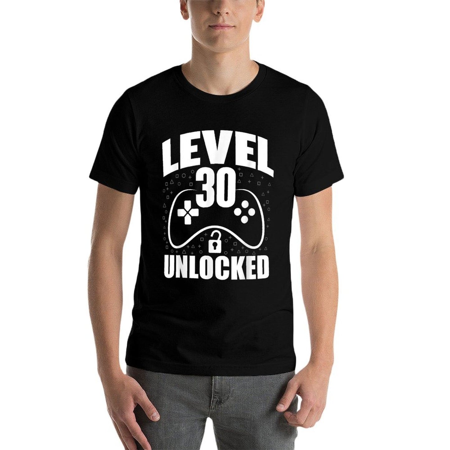 30th Birthday Gaming Gamer 30 Years Old Bday Fade-proof Color T-Shirt