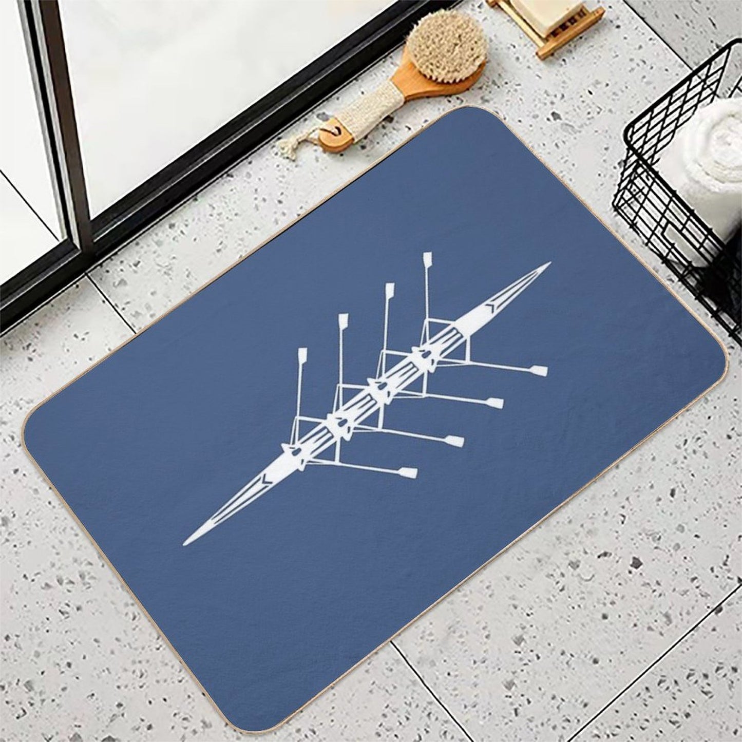 Rowing, Rowing Boat Dirt-Trapping Bath Mat