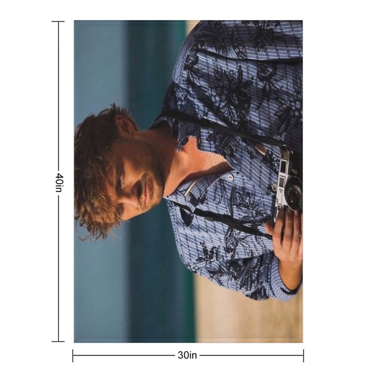 Tom Felton Sticker Blanket Plush Throw Blanket