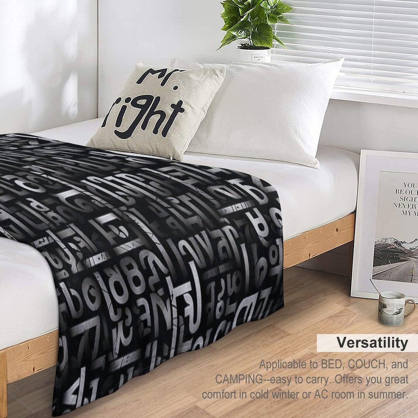 Beautiful Digital Art Pattern Gift-ready Throw Blanket