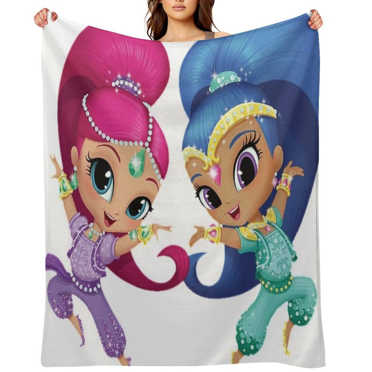 Shimmer And Shine Pillow Lightweight Throw Blanket