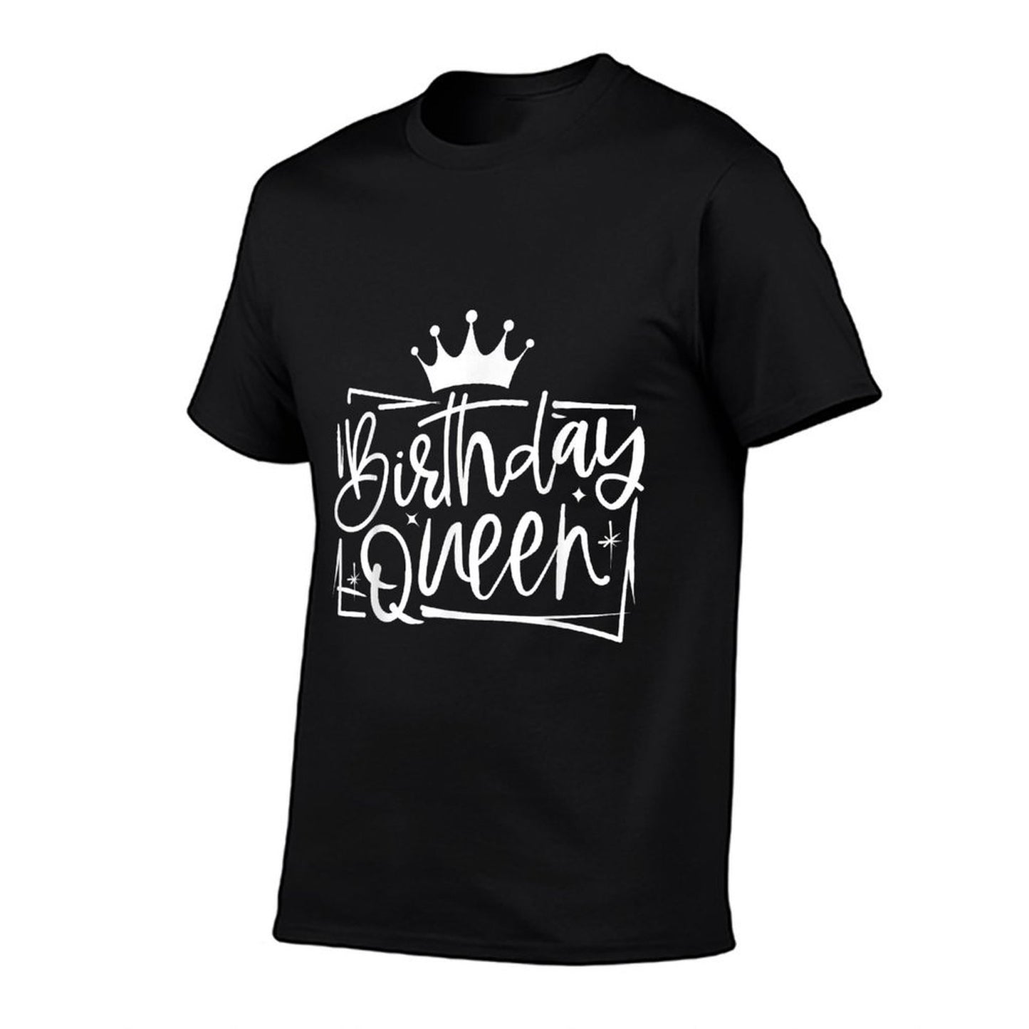 Birthday Queen Heathered Texture T-Shirt