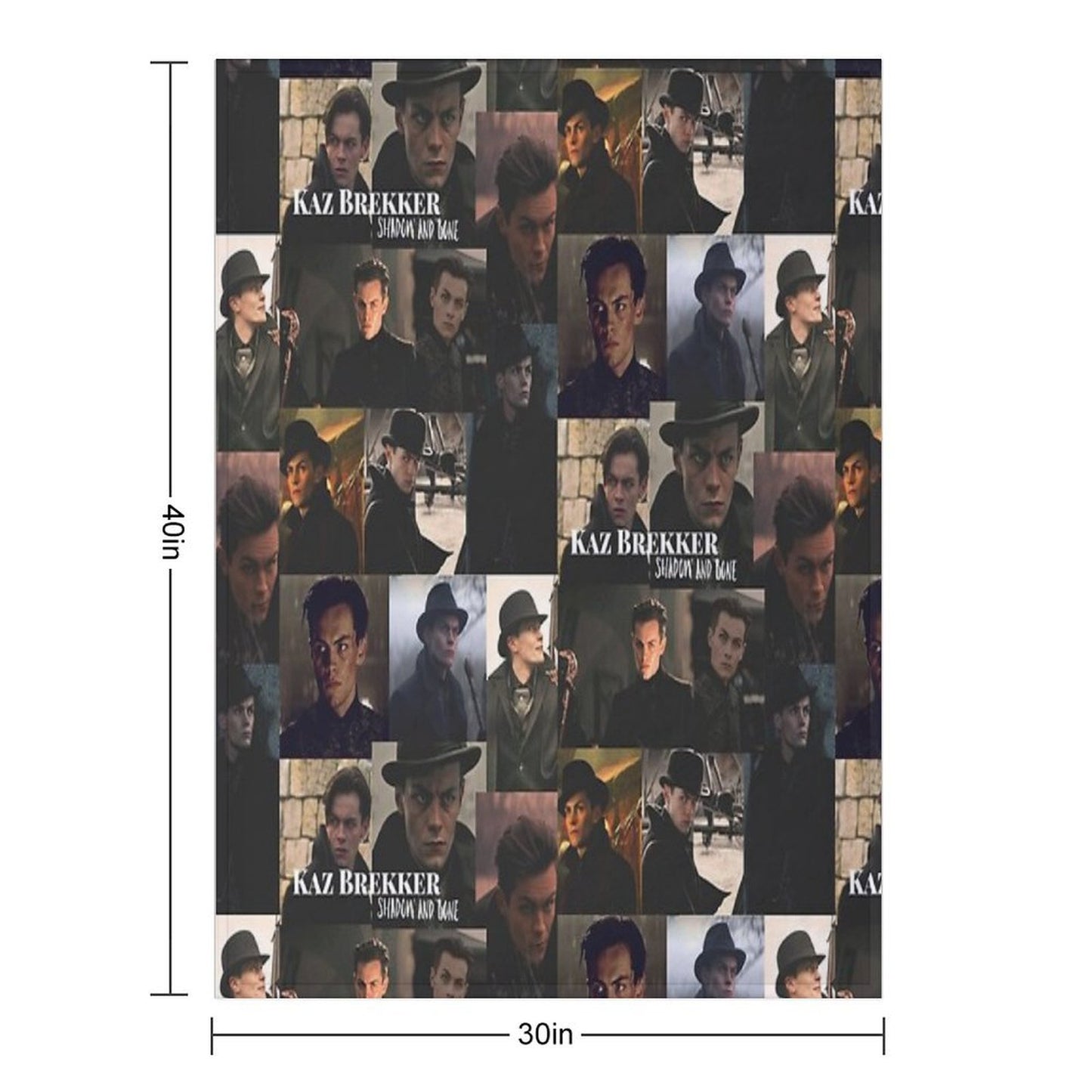 Kaz Brekker Machine-washable Throw Blanket