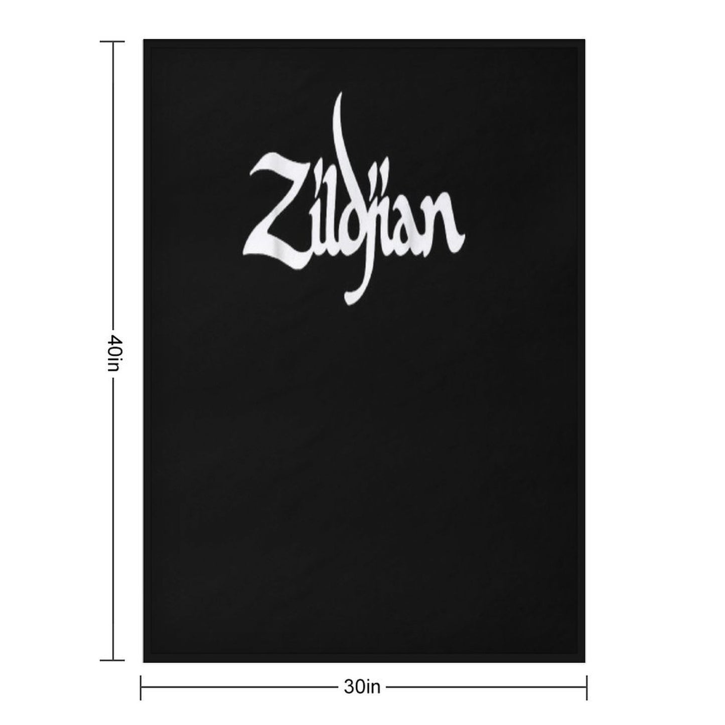 Zildjian Cymbals College Drums Drummer Shrink-resistant Throw Blanket