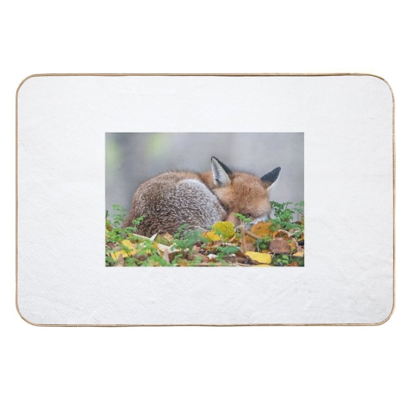 Red Fox  Easy Maintenance Bath Mat