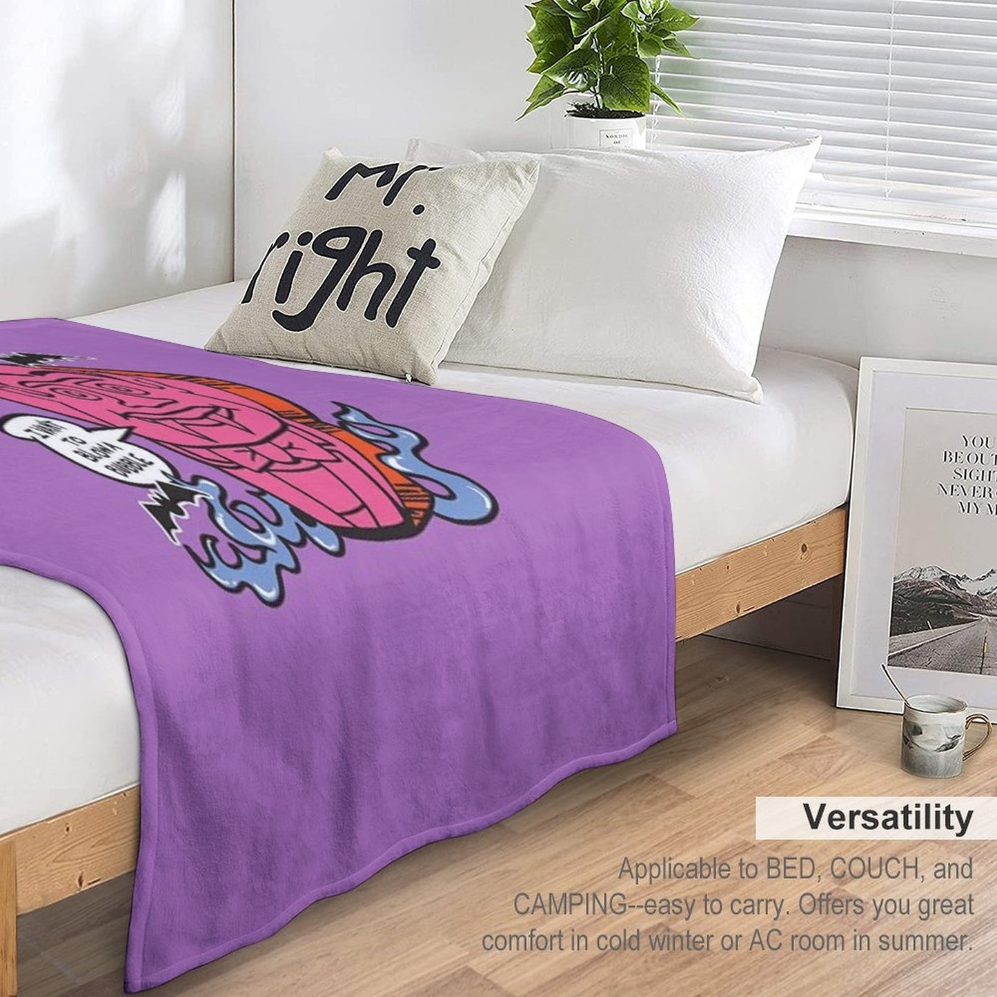 Count Von Bubbles Count Von Bubbles Anti-pilling Throw Blanket