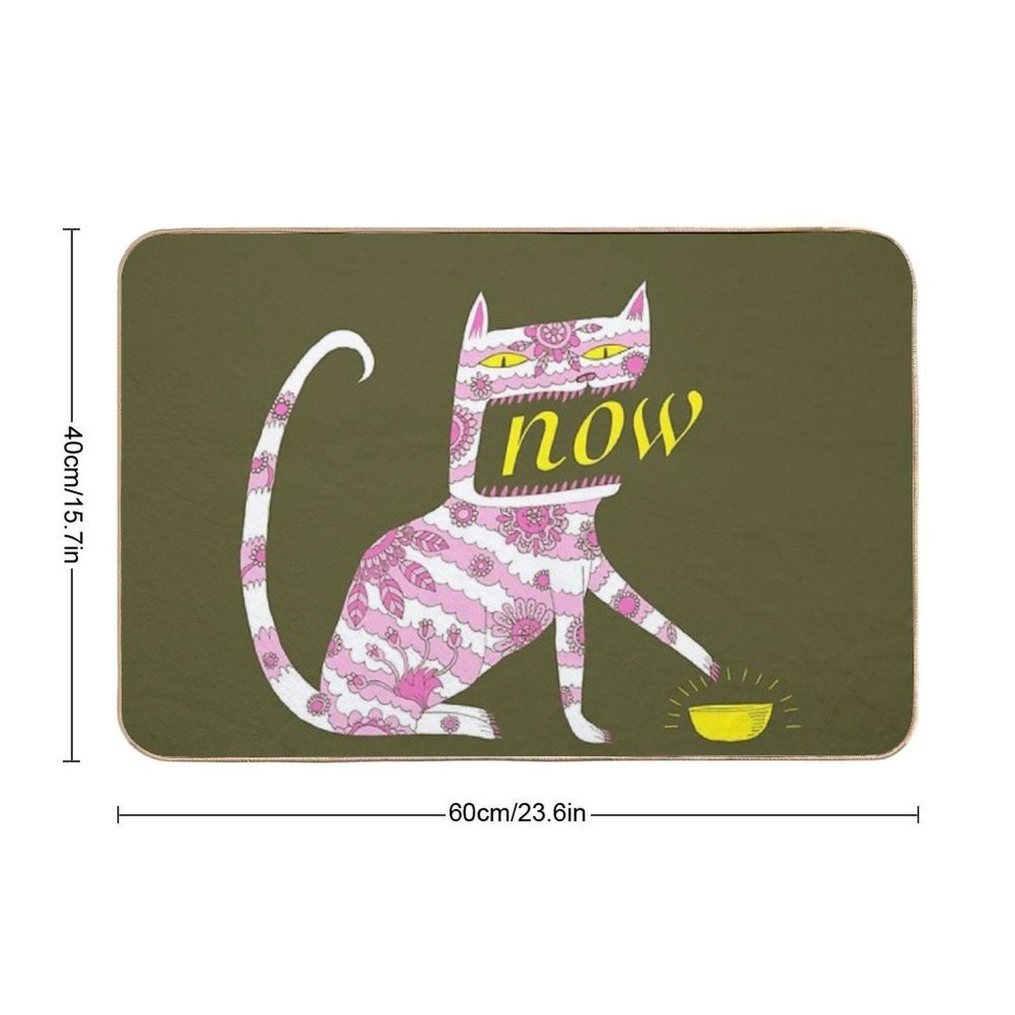 Now Cat Anti-Trip Bath Mat