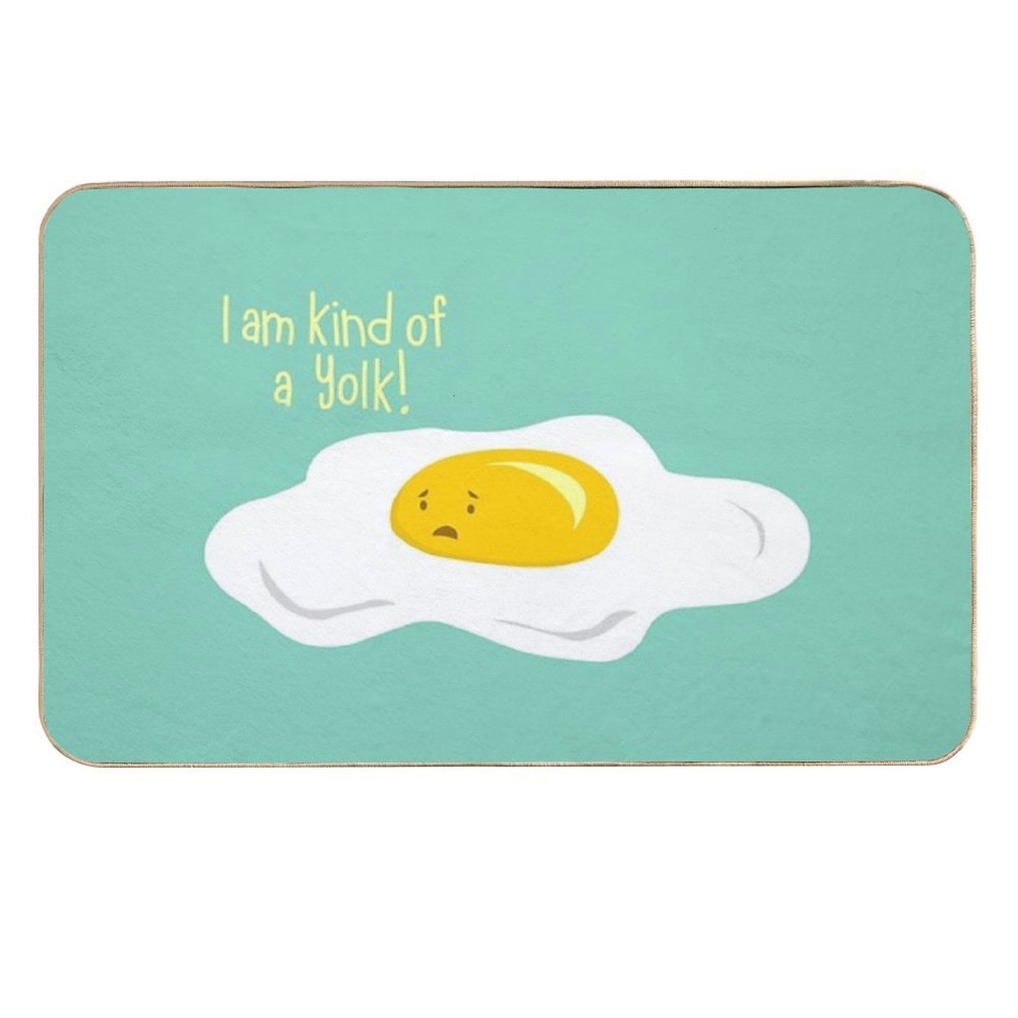 Egg-sactly! Easy To Clean Bath Mat