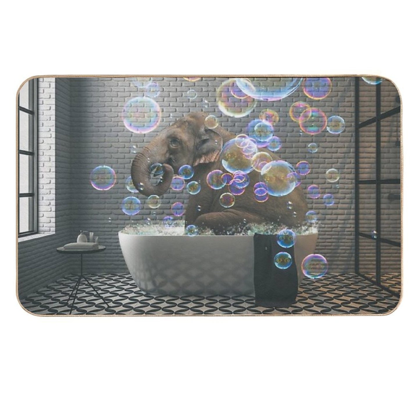 Quarantine Life Durable Bath Mat