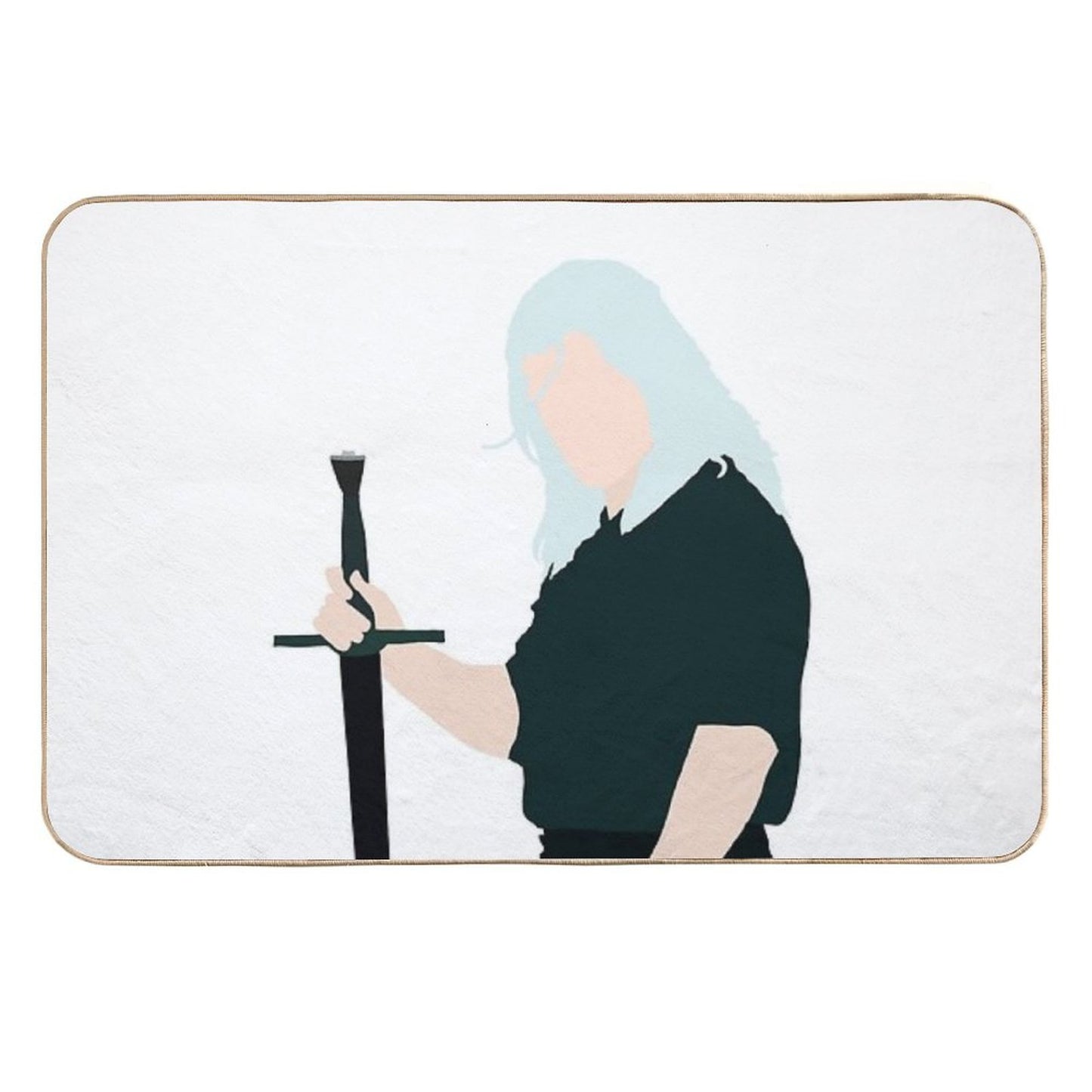 The Witcher Geralt of Rivia Dirt-Trapping Bath Mat
