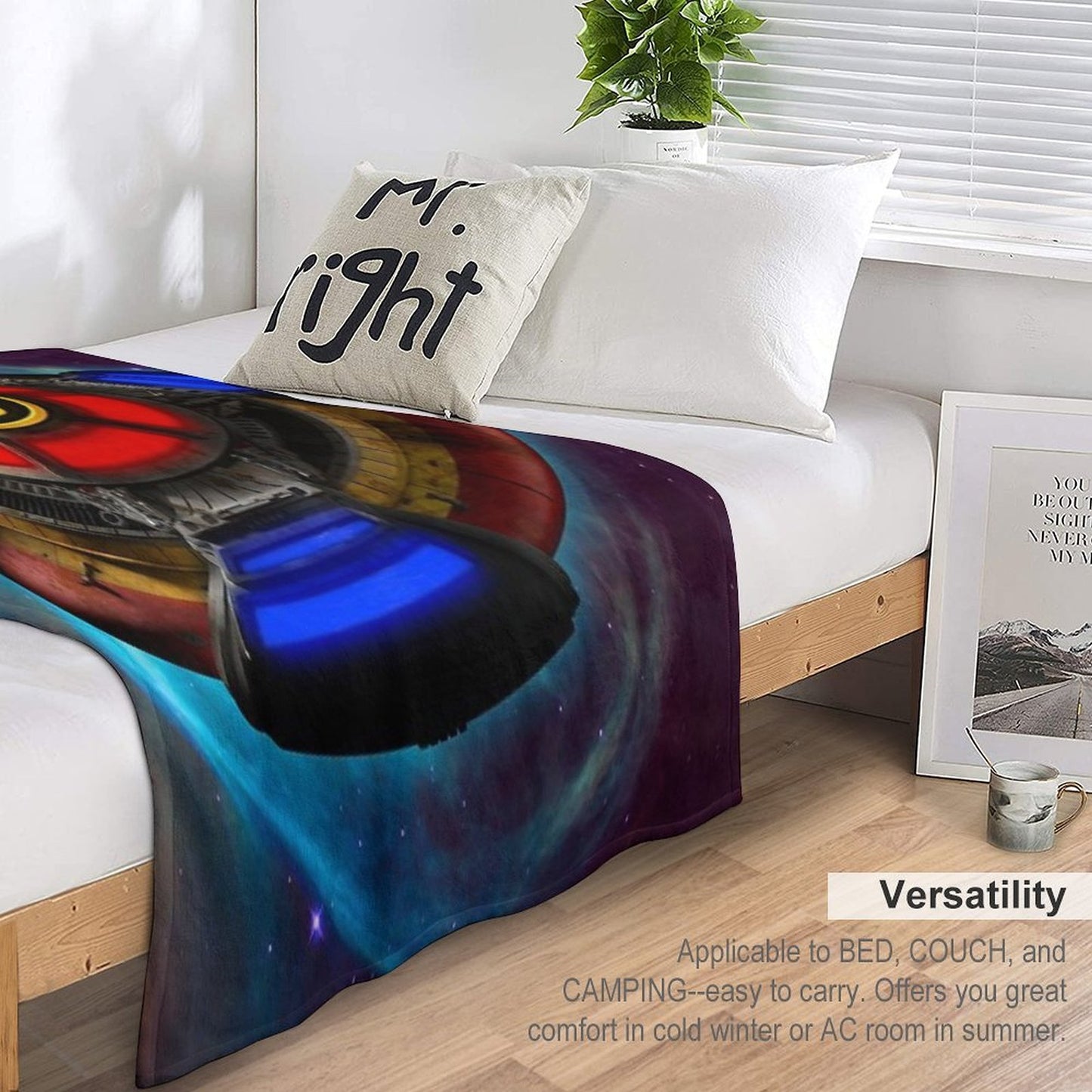 The Over And Out Tour Velvety-soft Throw Blanket