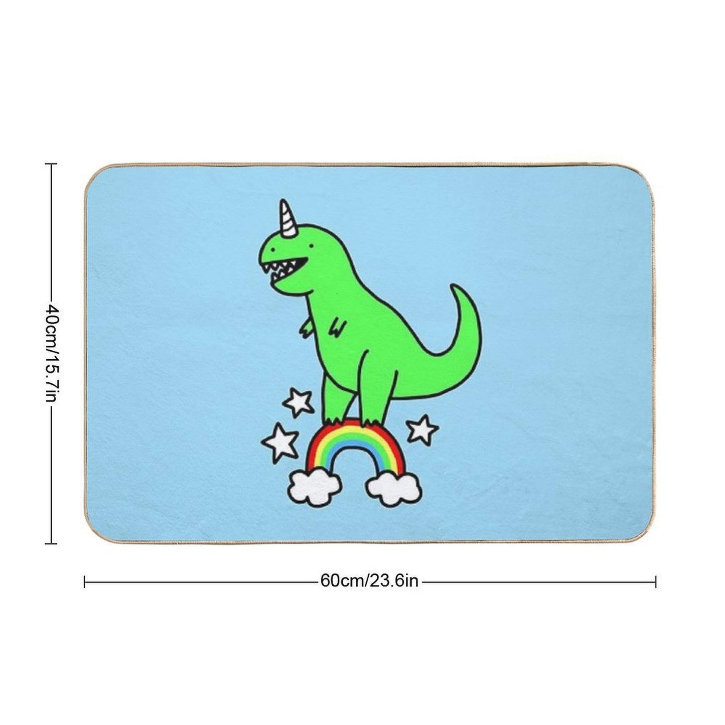 T-Rexicorn Multi-Purpose Bath Mat