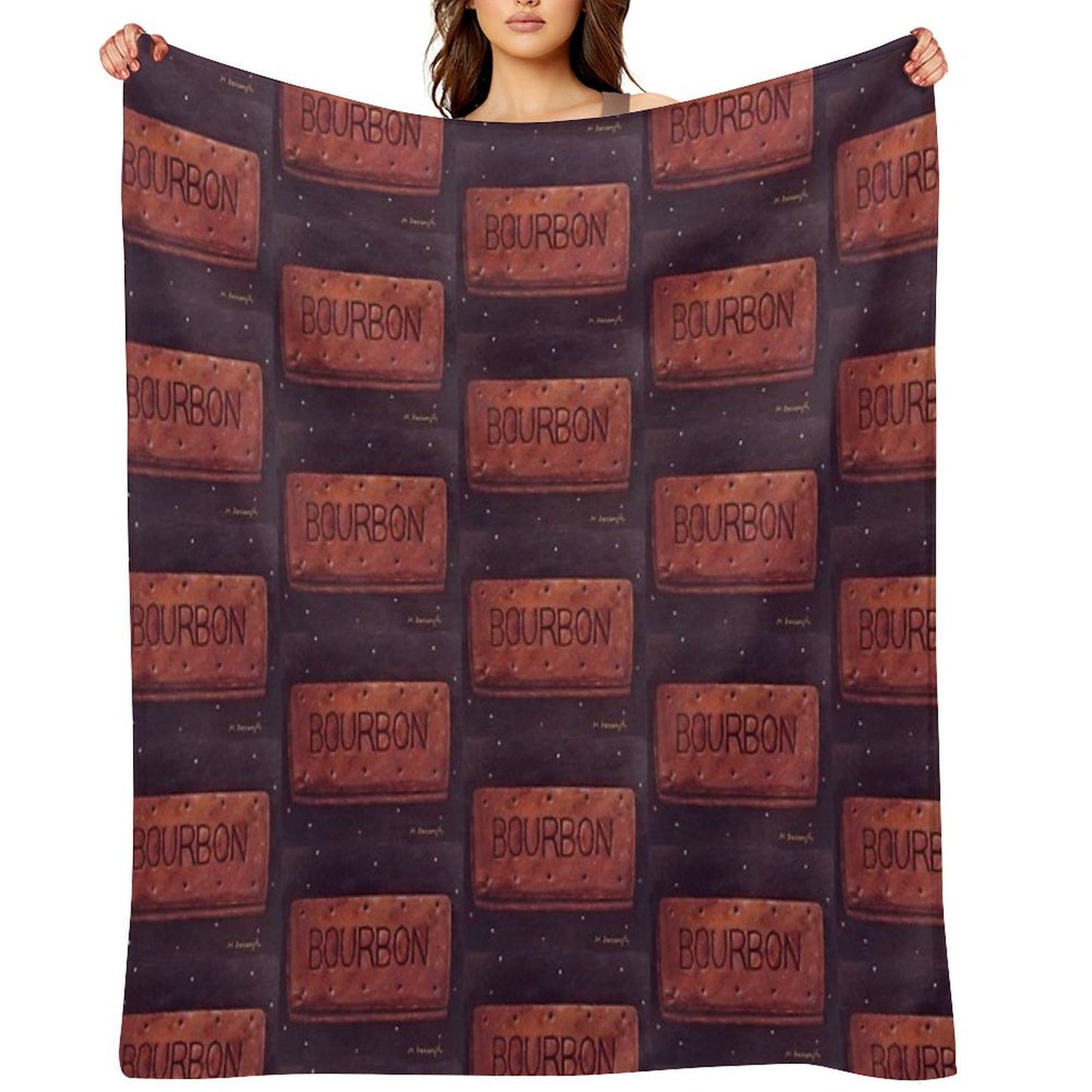 Bourbon Biscuit All-season Throw Blanket