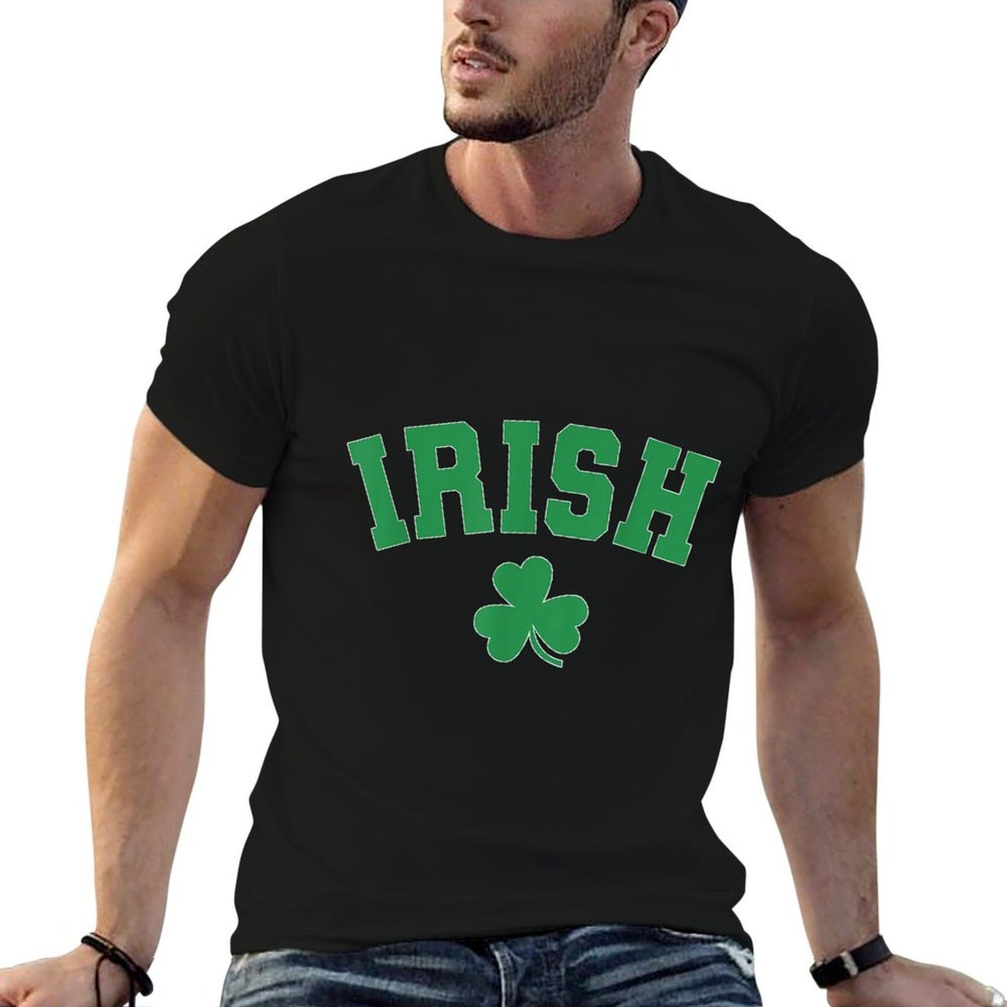 Fighting Irish Vintage Athletic Sports Design Heathered Texture T-Shirt
