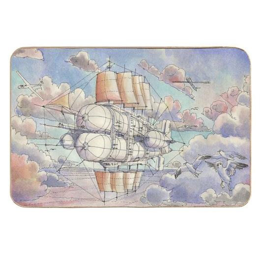 Il Veliero Volante  Rapid-Drying Bath Mat