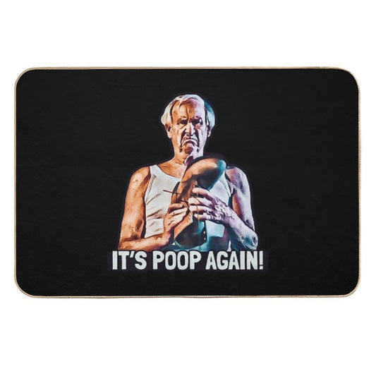 “It’s Poop Again!” Billy Madison  Easy To Clean Bath Mat
