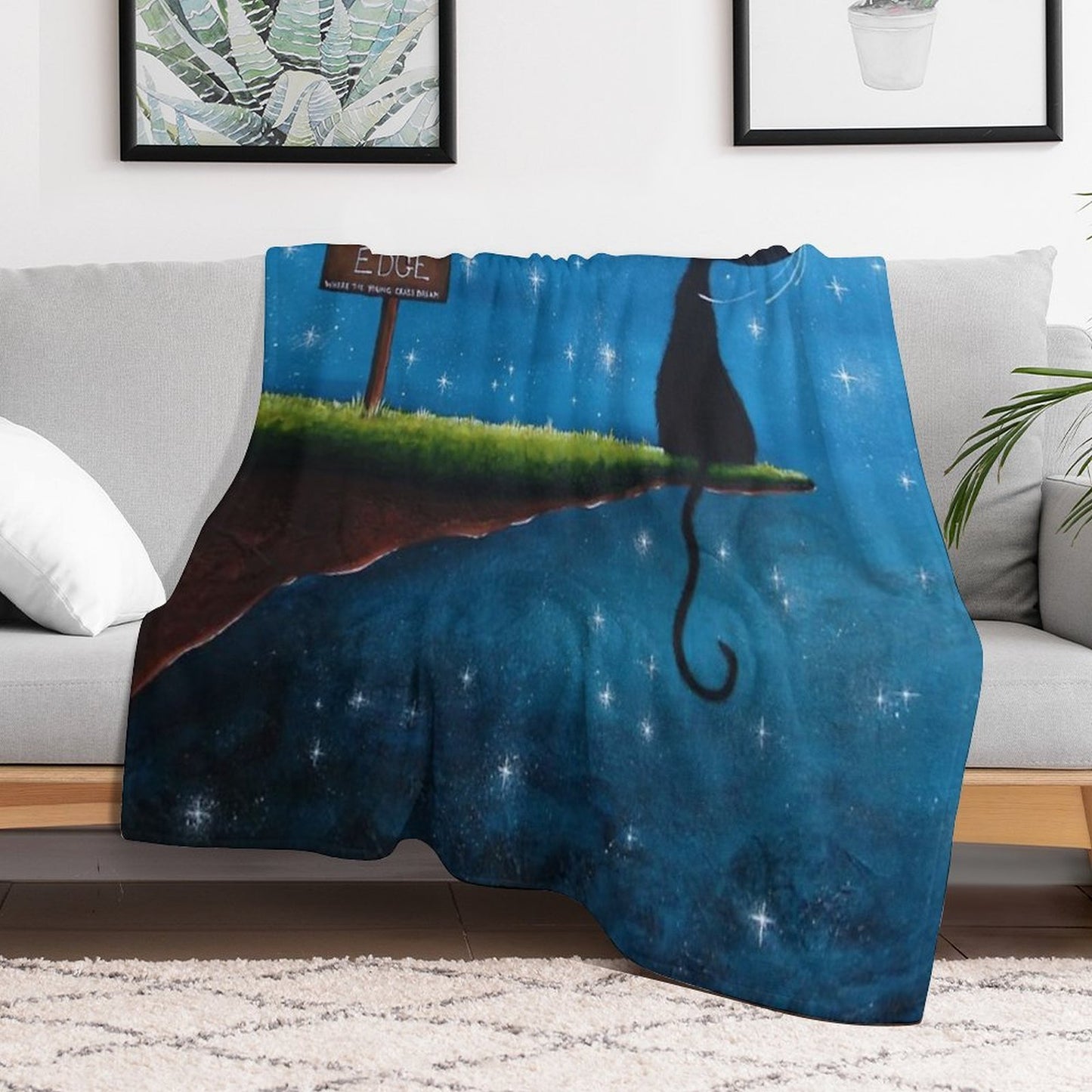 At The Edge Travel-friendly Throw Blanket