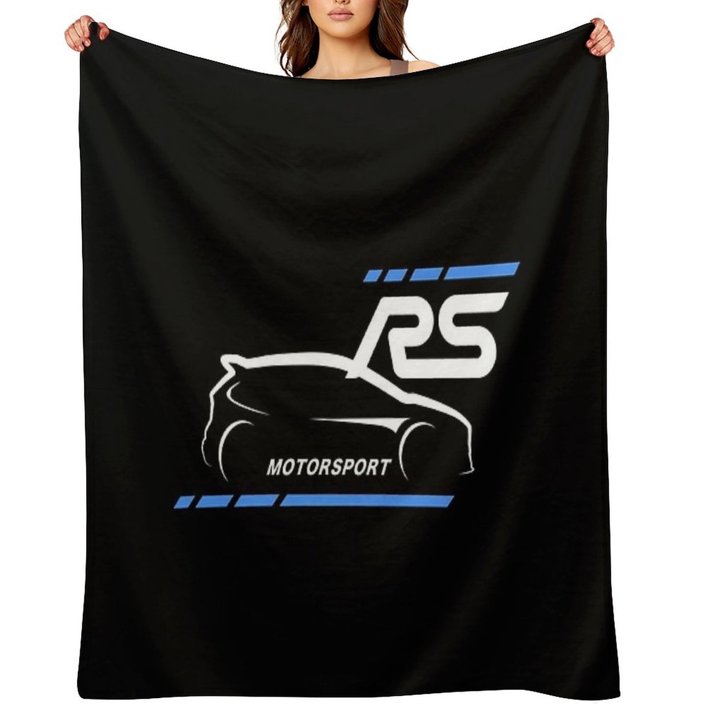 Motorsport RS Car Drivers Shrink-resistant Throw Blanket