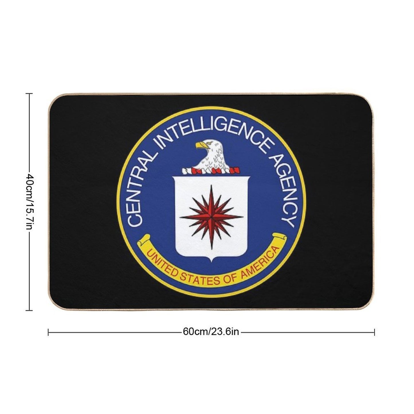 Central Intelligence Agency Long-Lasting Bath Mat