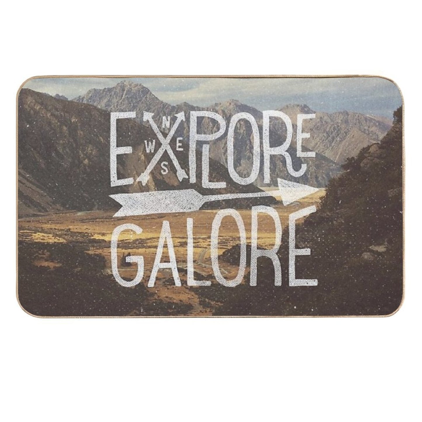 Explore Galore Dirt-Trapping Bath Mat