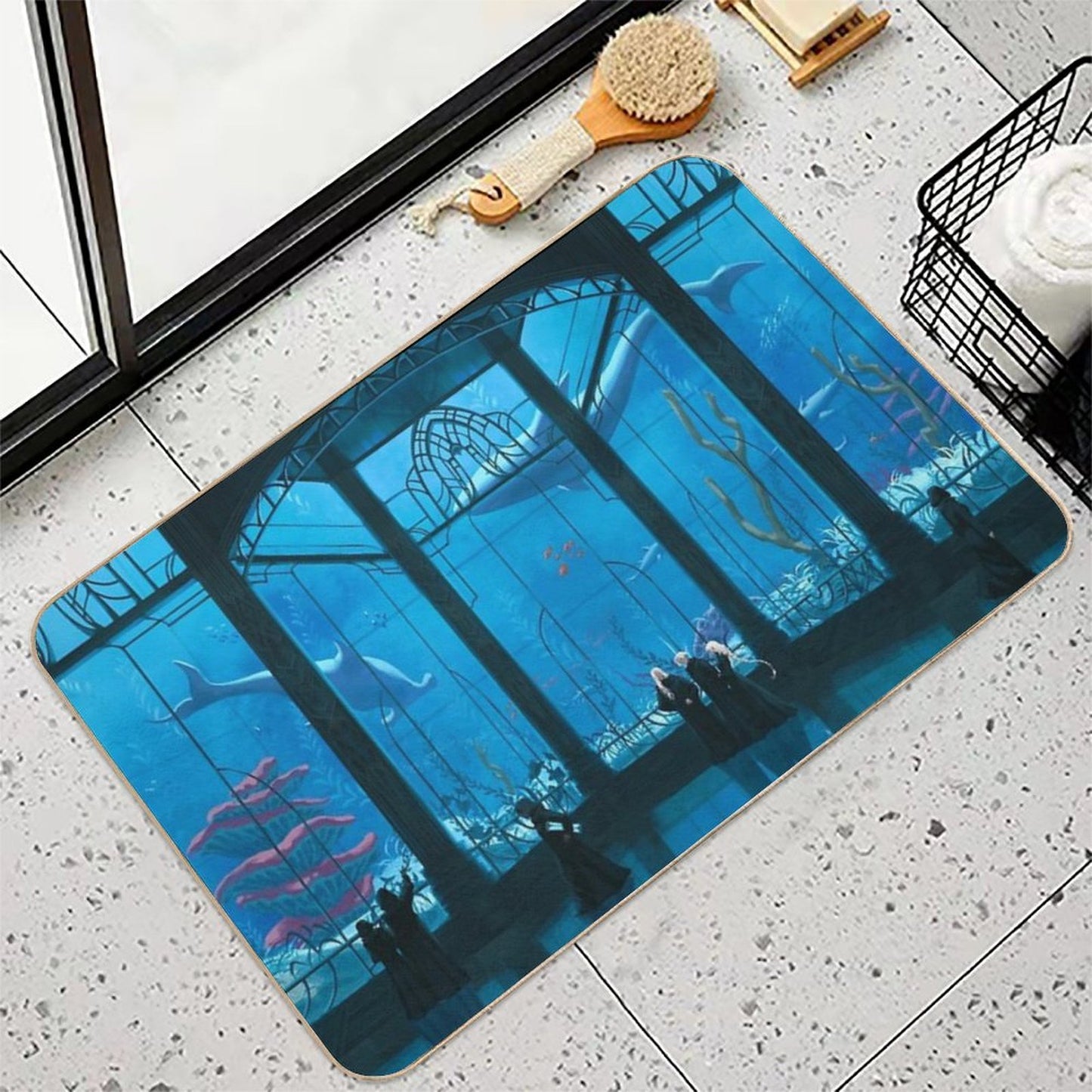 Akadaemia Ichthyology Rapid-Drying Bath Mat