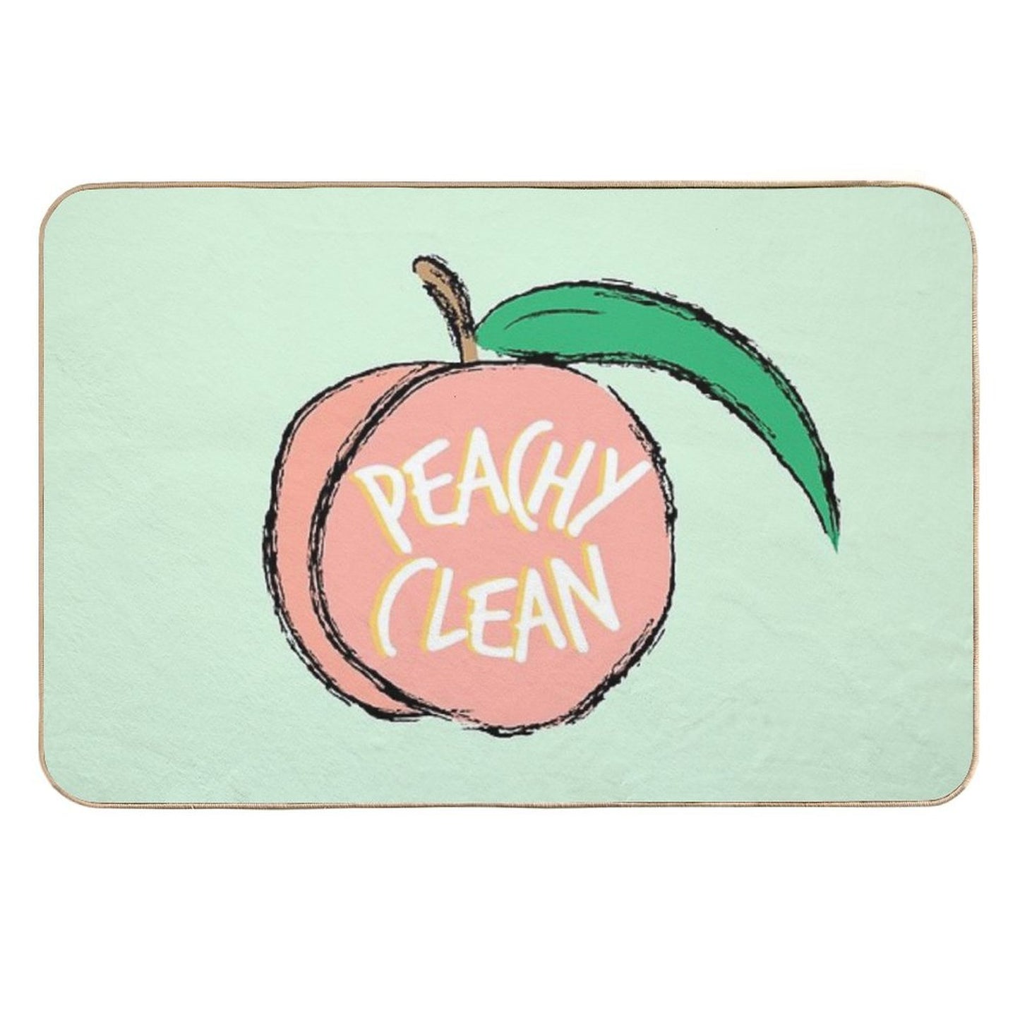Peachy Clean! Odorless Bath Mat
