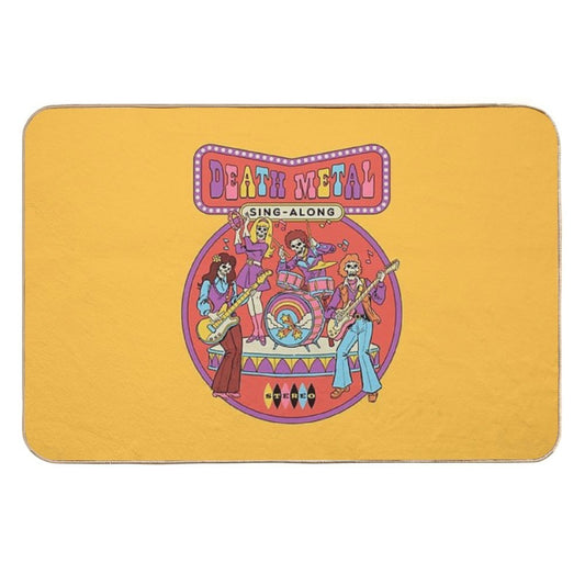 Death Metal Sing-Along  Rapid-Drying Bath Mat