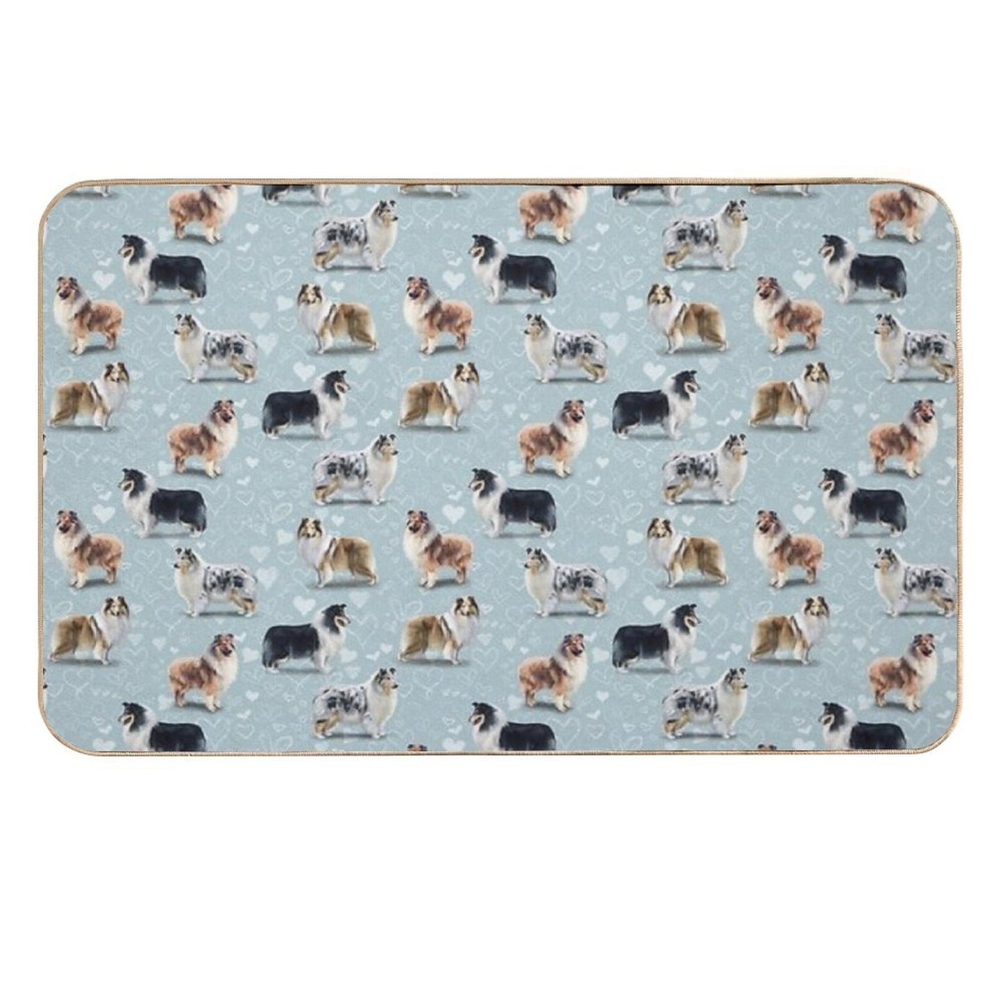 The Rough Collie Absorbent Bath Mat