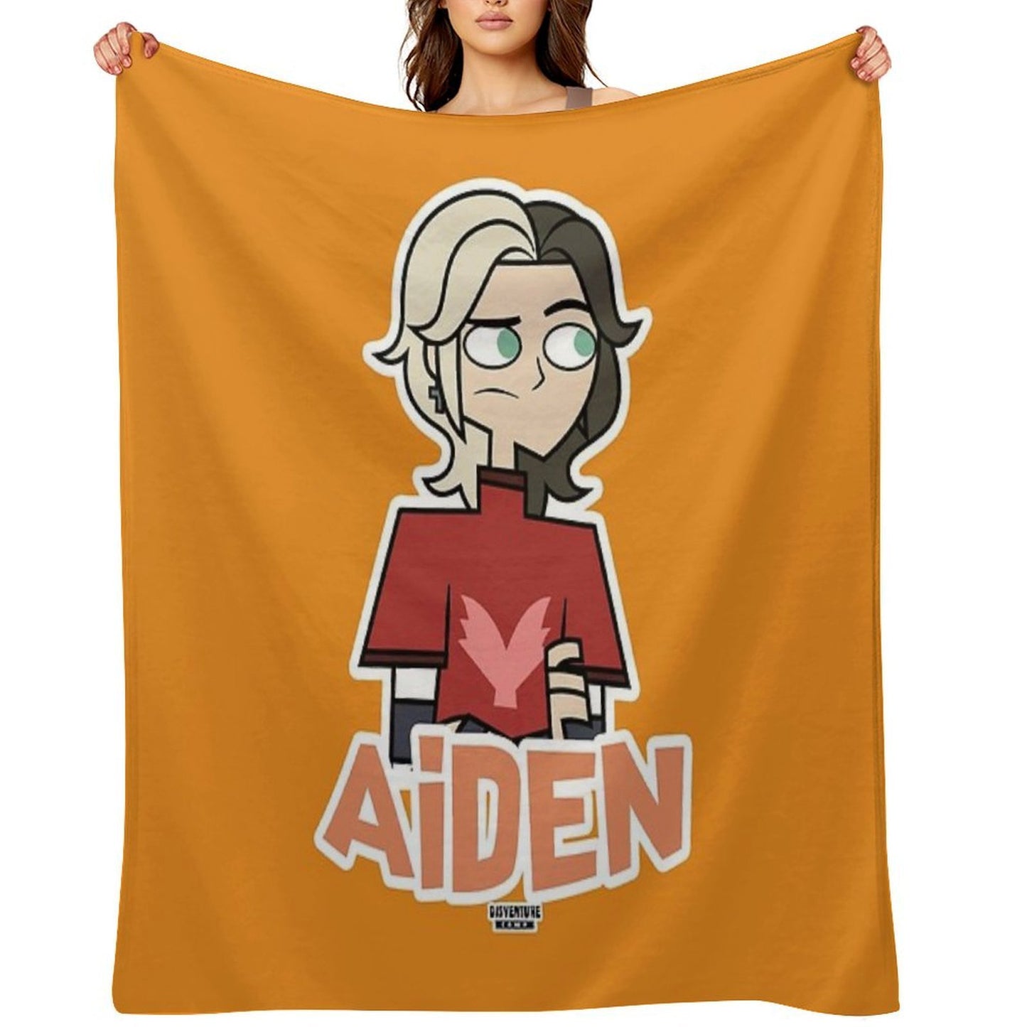 Adventure Camp - Aiden Velvety-soft Throw Blanket