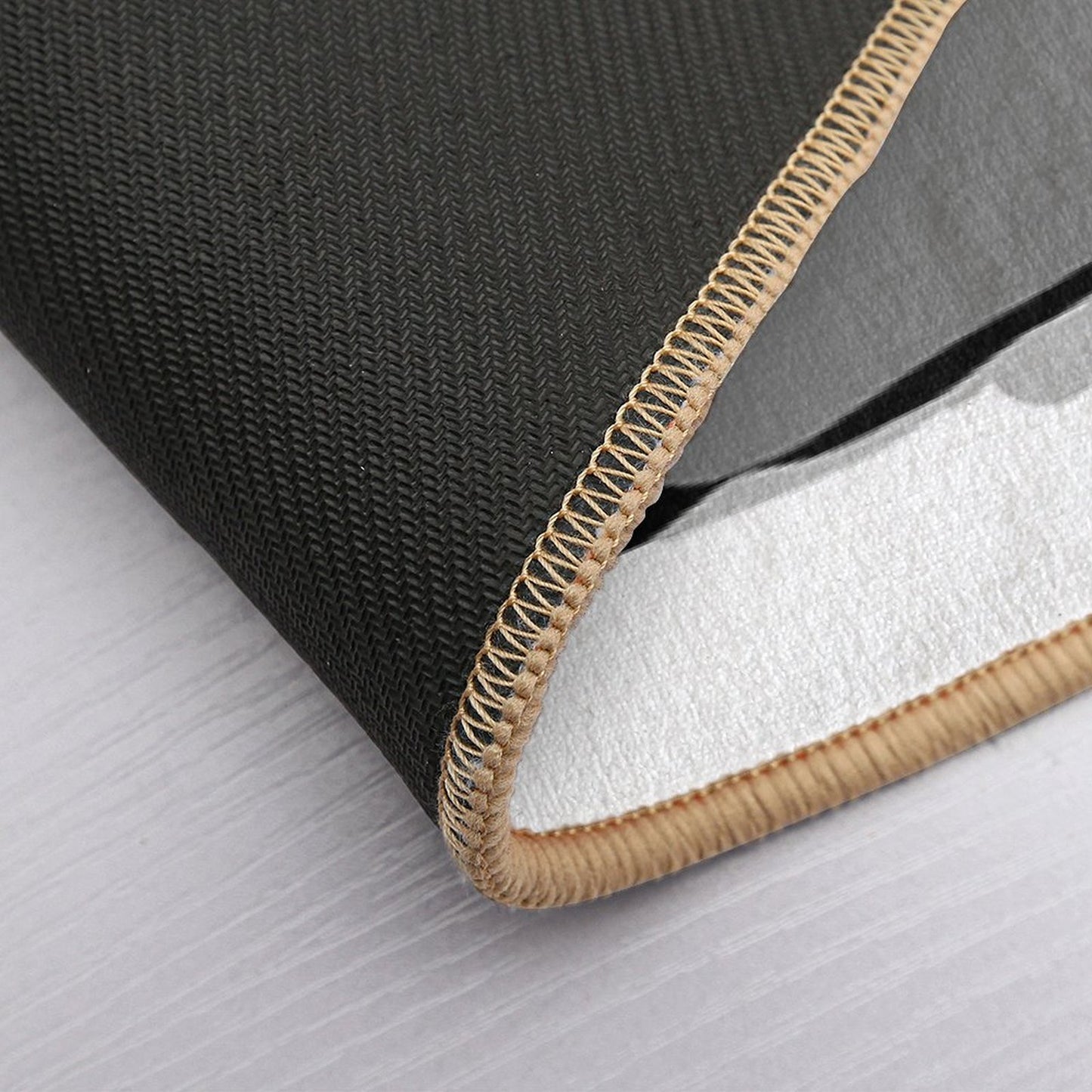 Blue And Brindle Headrest Absorbent Bath Mat