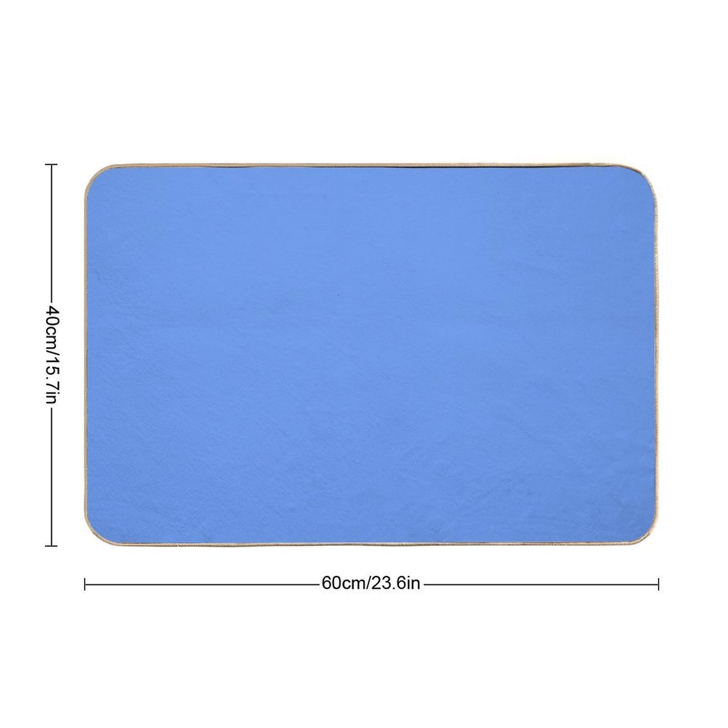Cornflower Blue Anti-Trip Bath Mat