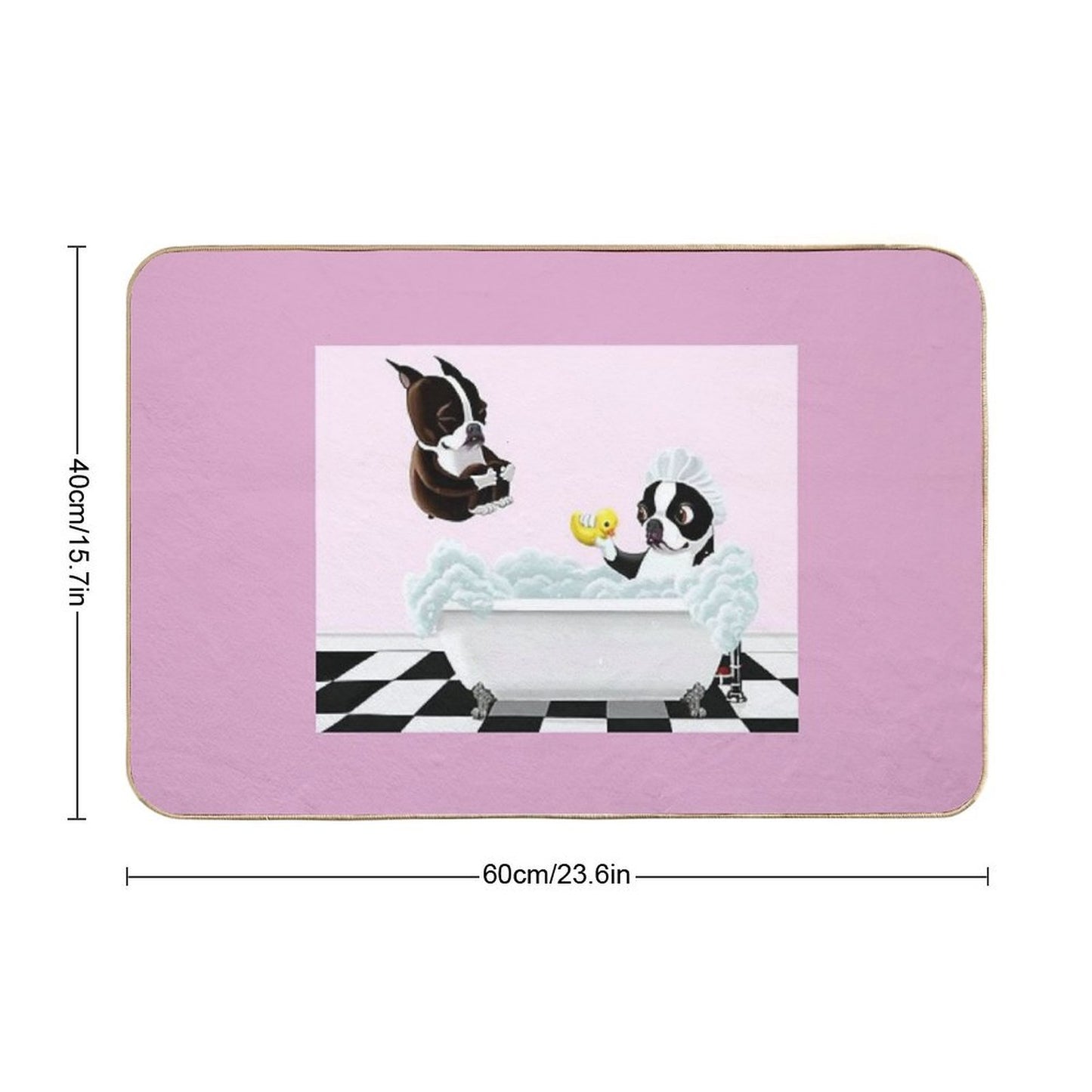 Boston Bath Time High-Traffic Bath Mat