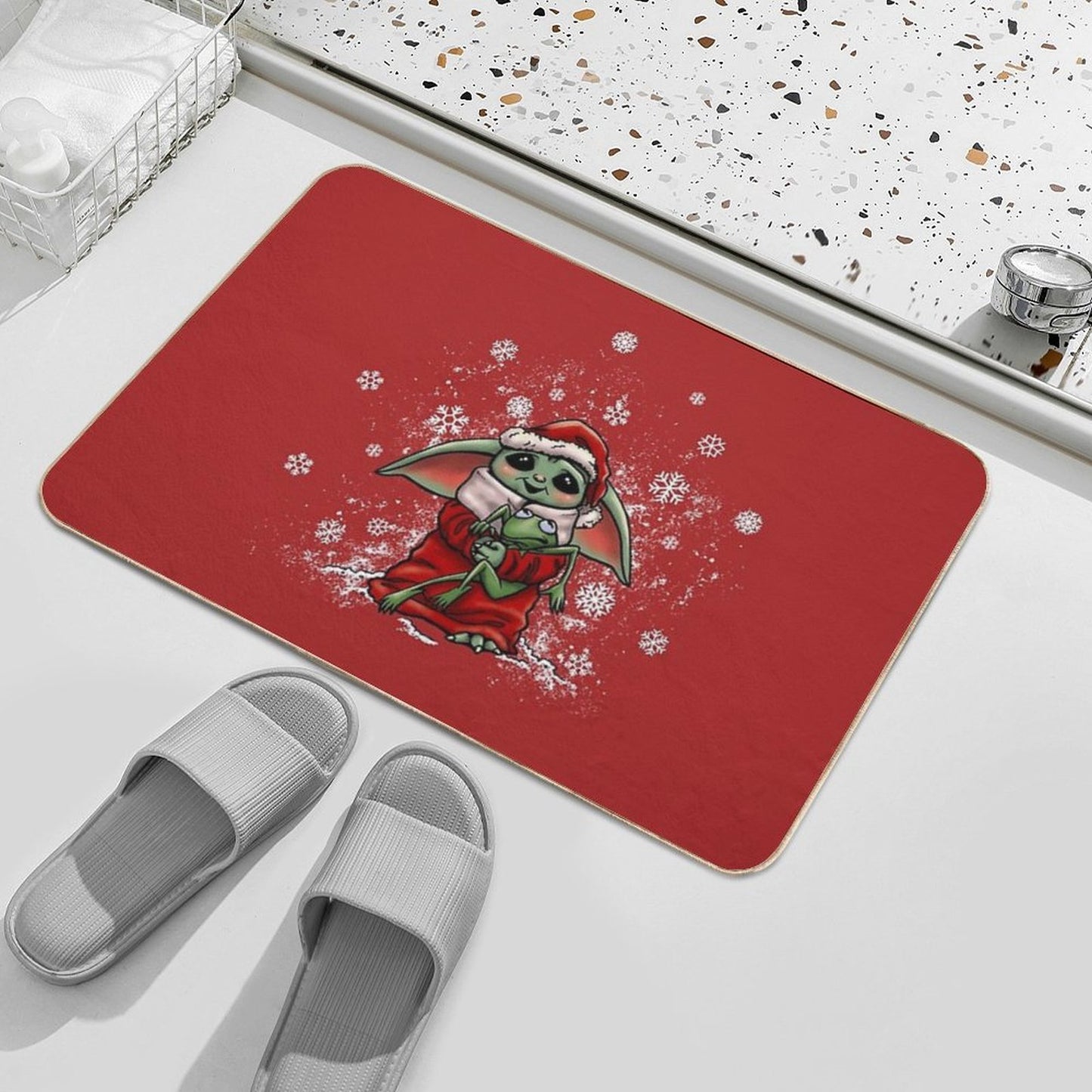 All The Child Wants for Christmas Long-Lasting Bath Mat