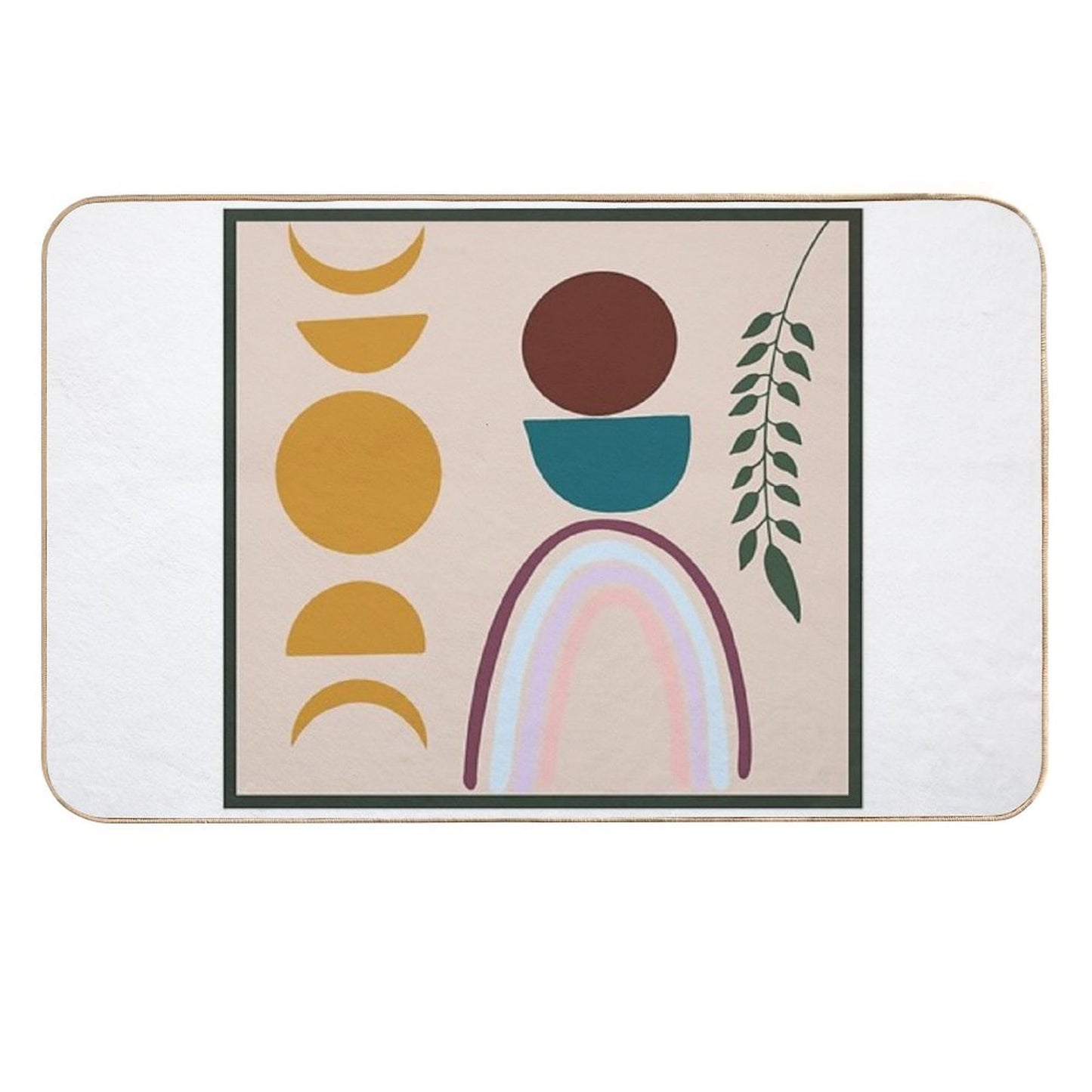Boho Art Non-Slip Bath Mat