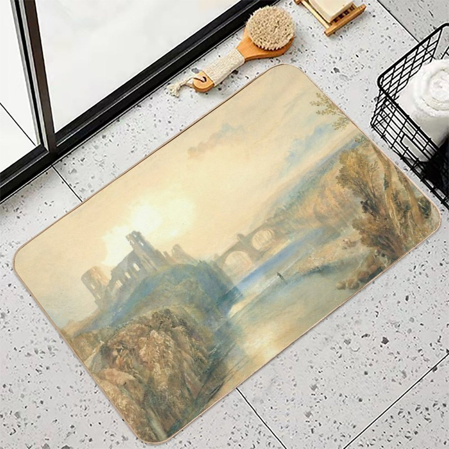 Joseph Mallord William Turner Barnard Castle Odorless Bath Mat