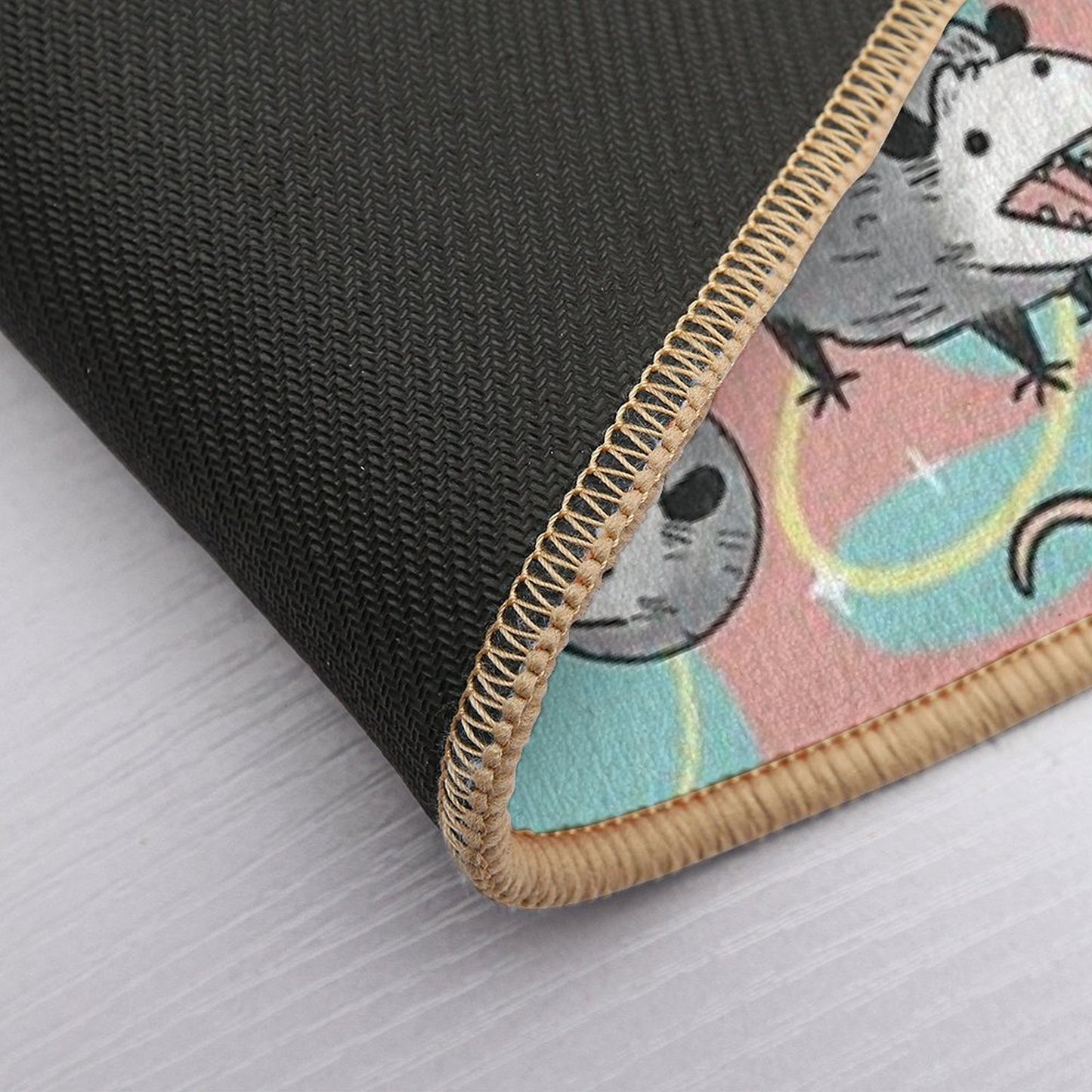 Opossum Screm Durable Bath Mat
