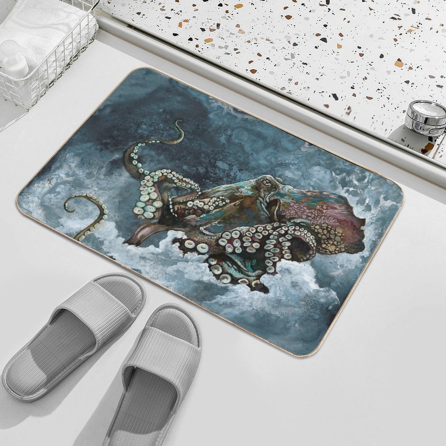 Octopus Anti-Trip Bath Mat