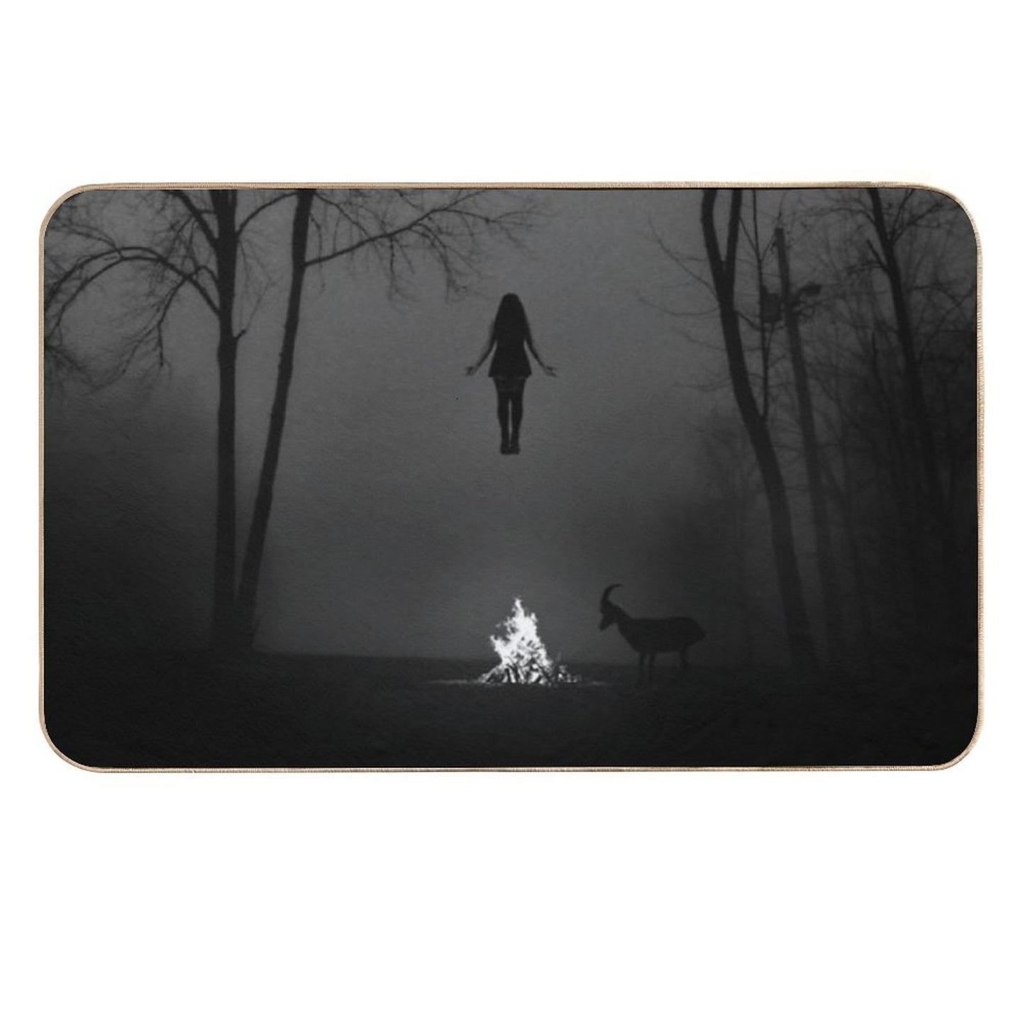 Ritual in The Woods  Rapid-Drying Bath Mat