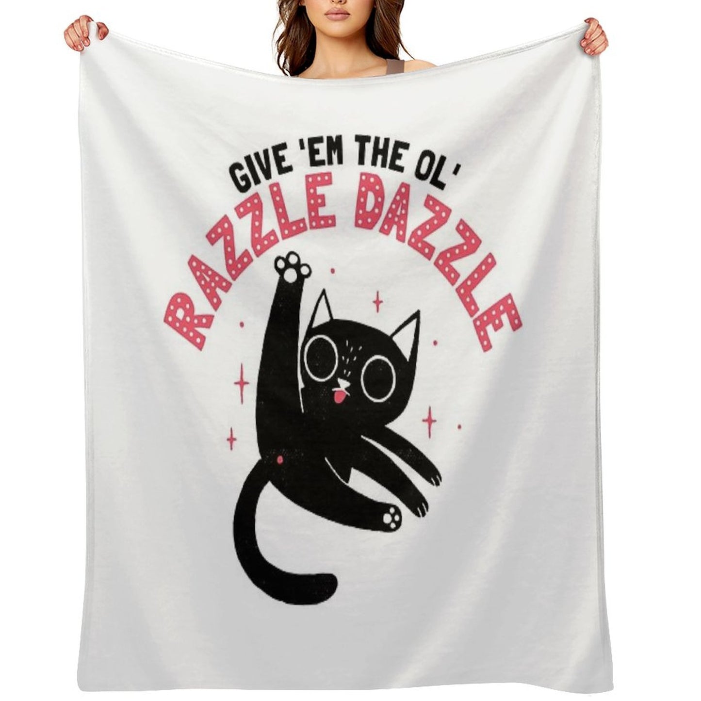 The Ol' Razzle Dazzle Sustainable Throw Blanket