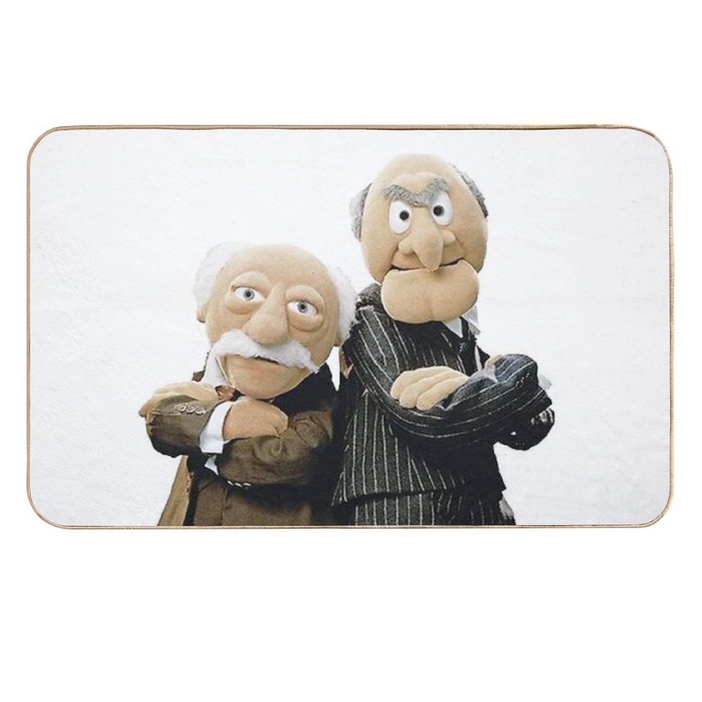 Statler And Waldorf Absorbent Bath Mat