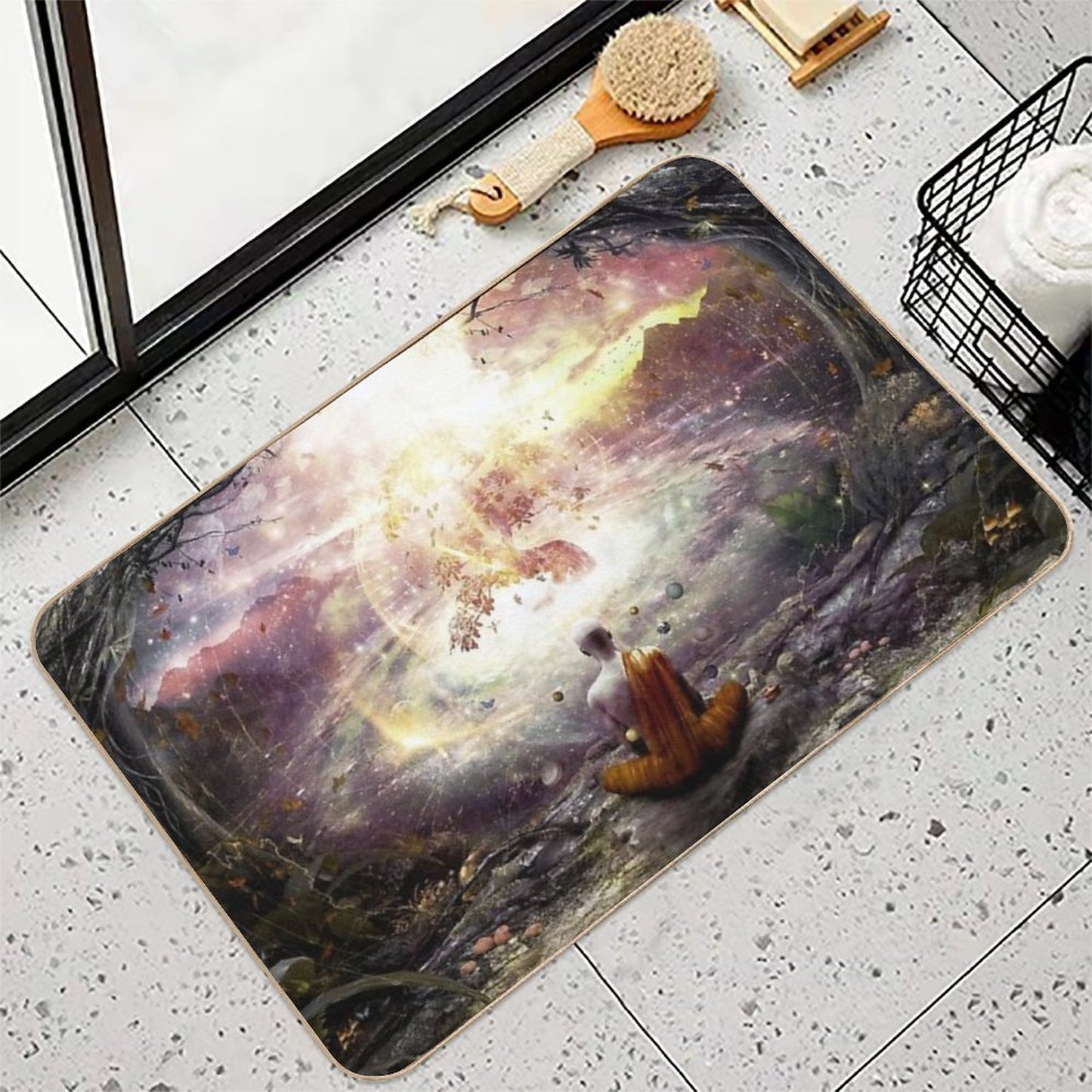 Nature And Time Dirt-Trapping Bath Mat