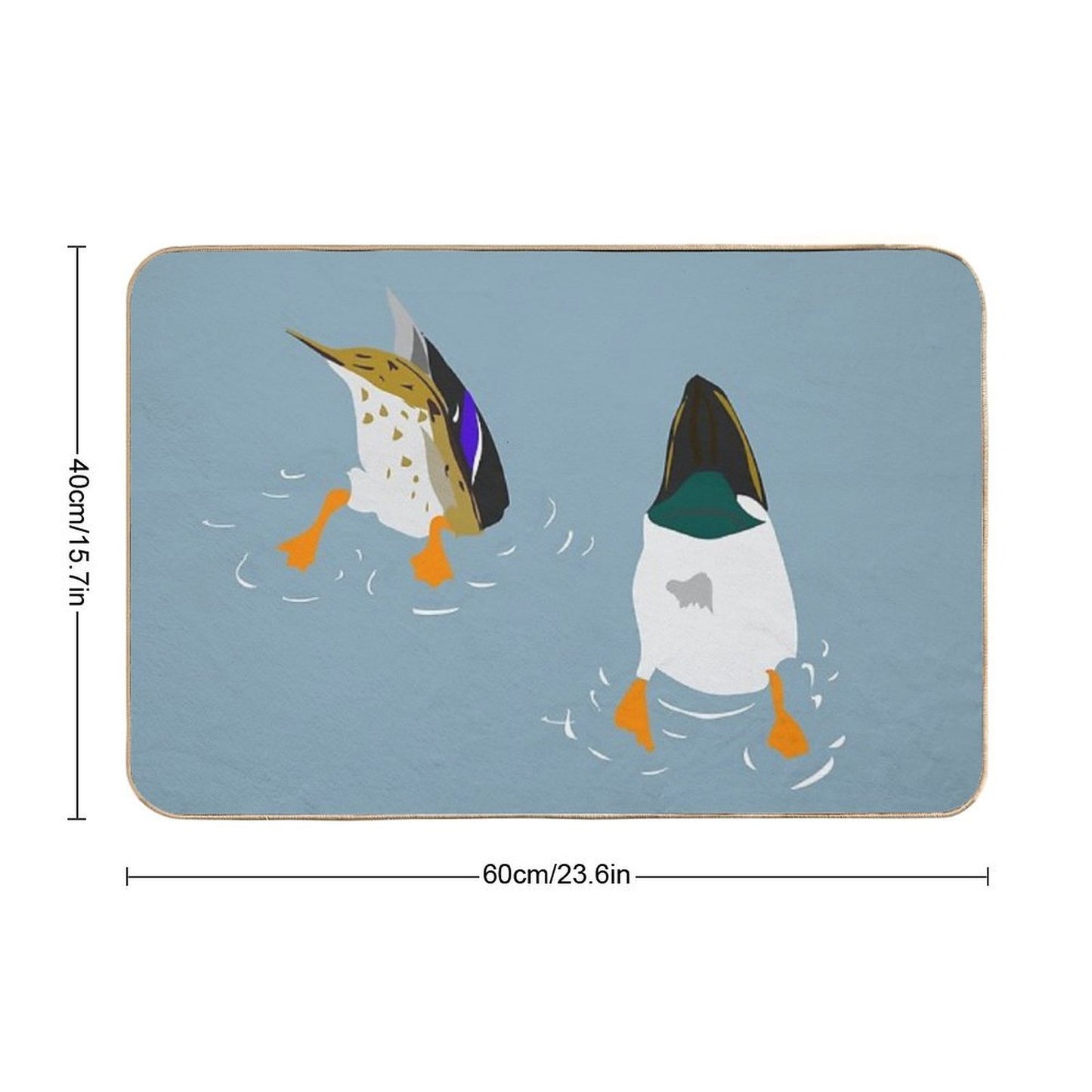 Bottoms Up! Dirt-Trapping Bath Mat