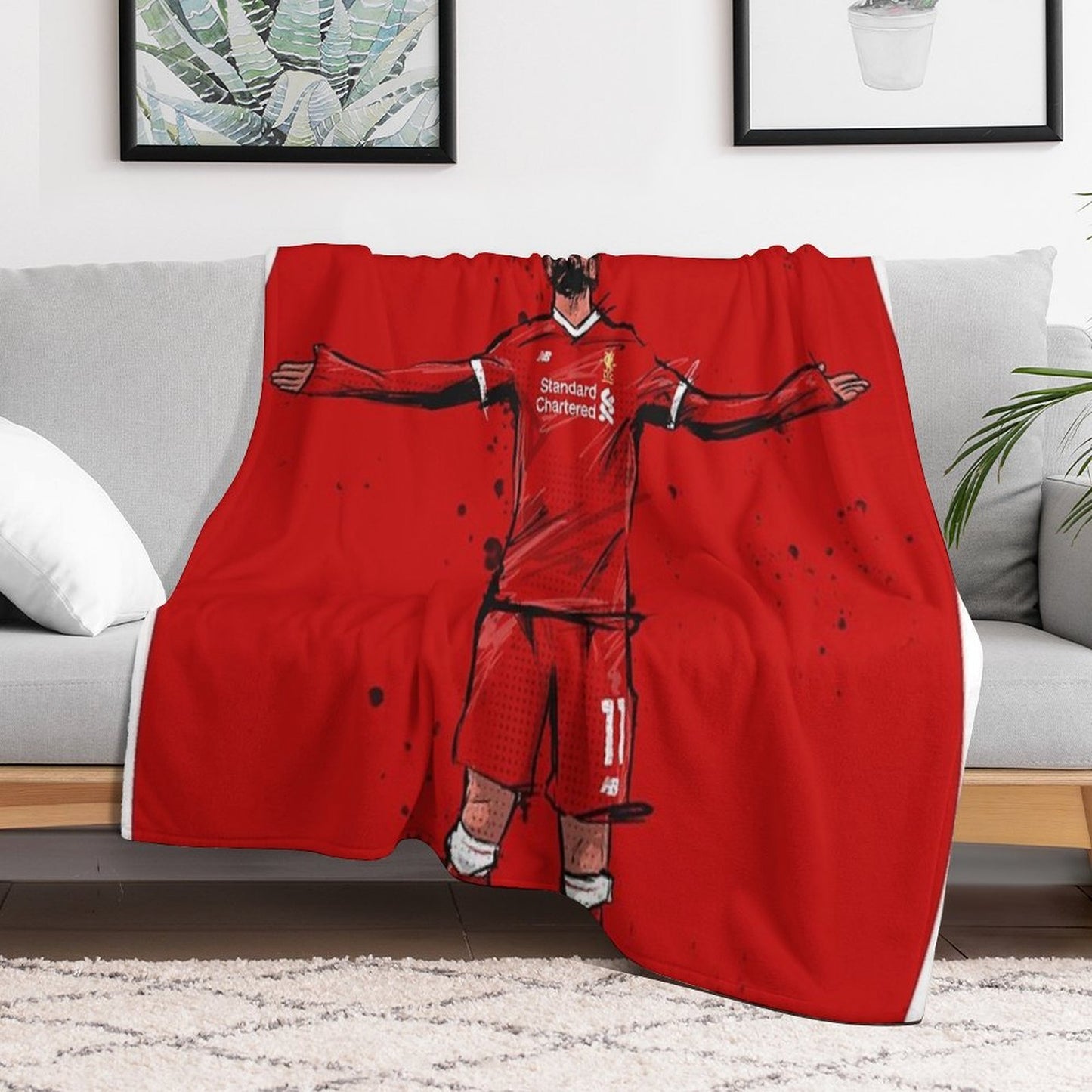 Mohamed Salah Gift-ready Throw Blanket