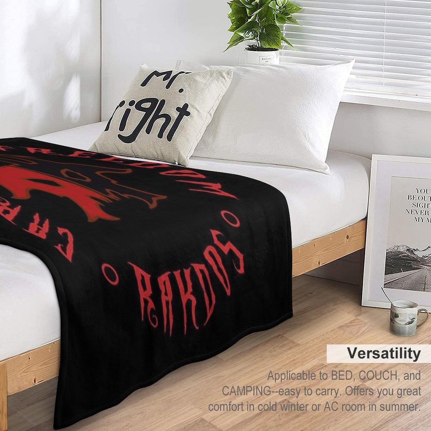 Rakdos Motto Gift-ready Throw Blanket