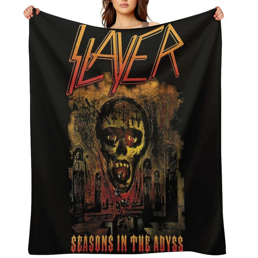 Retro Orange Logo Compact Throw Blanket