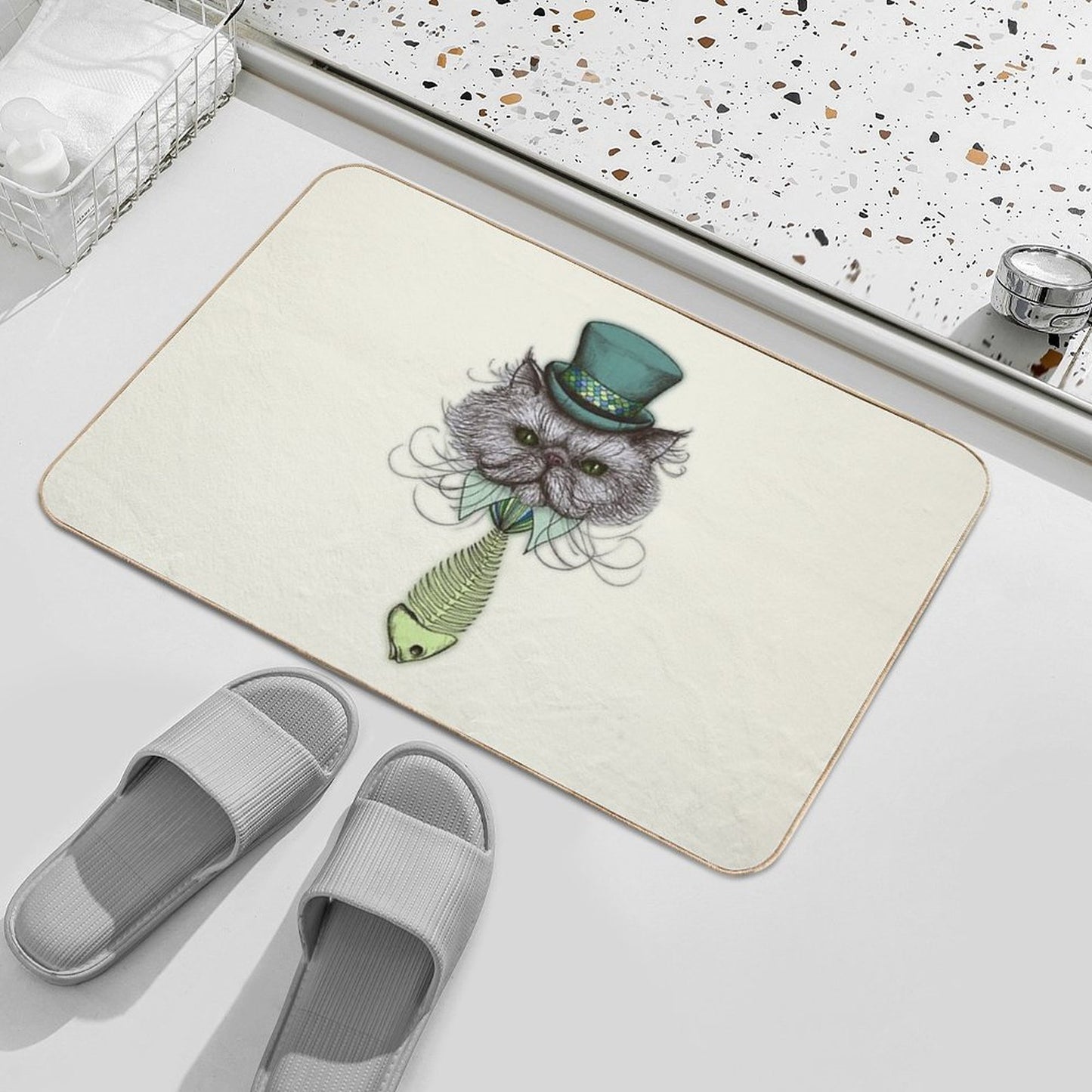 Not Your Average Cat Versatile Bath Mat