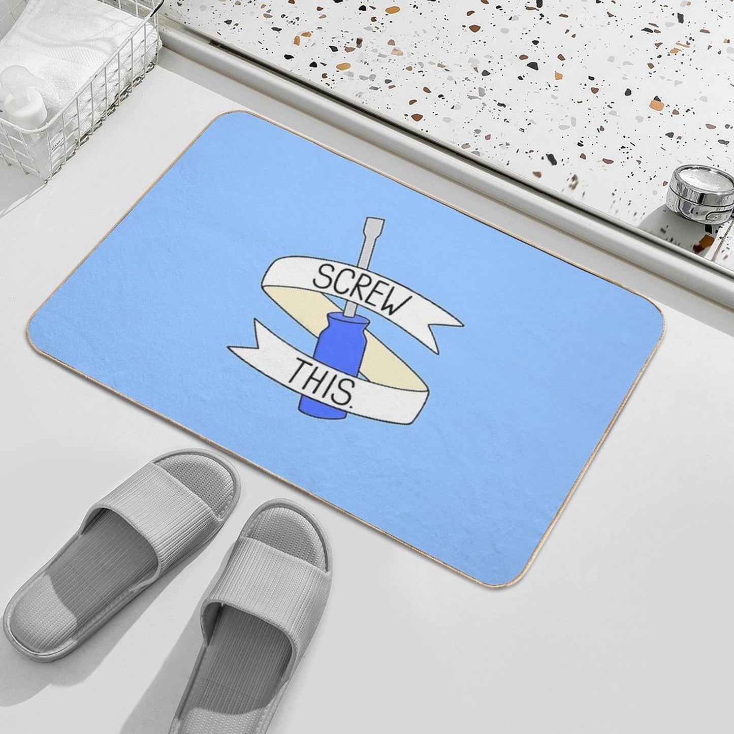 Screw This Toxin-Free Bath Mat